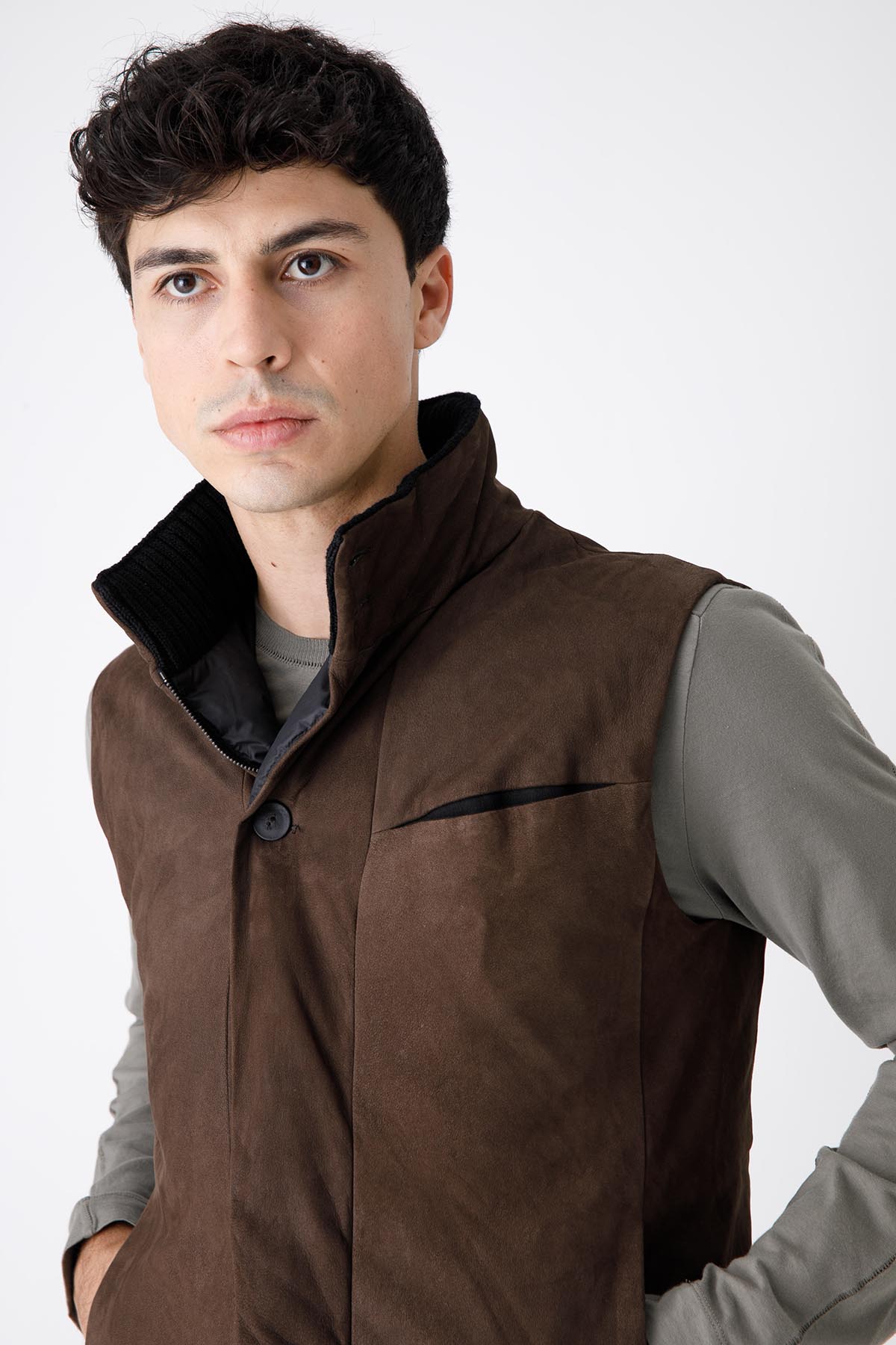 Transit Dolgulu Deri Yelek-Libas Trendy Fashion Store