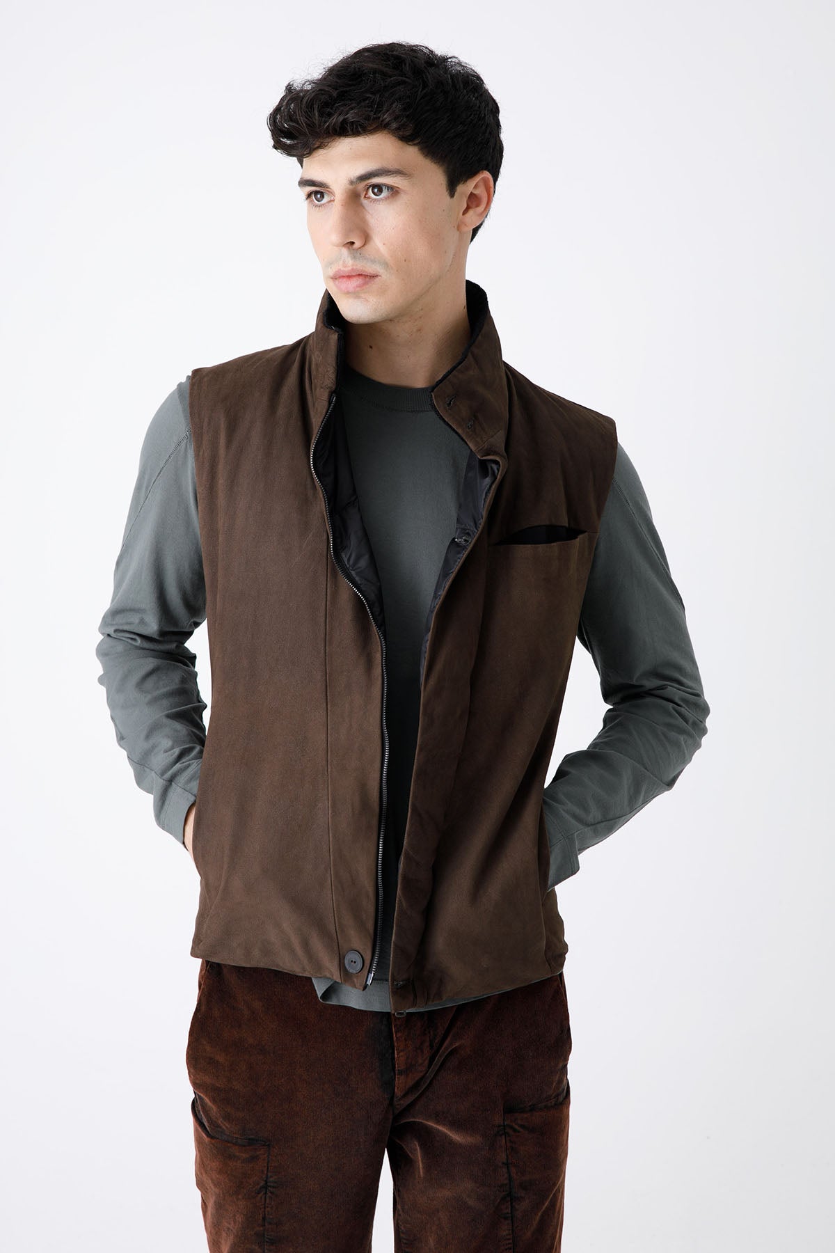 Transit Dolgulu Deri Yelek-Libas Trendy Fashion Store