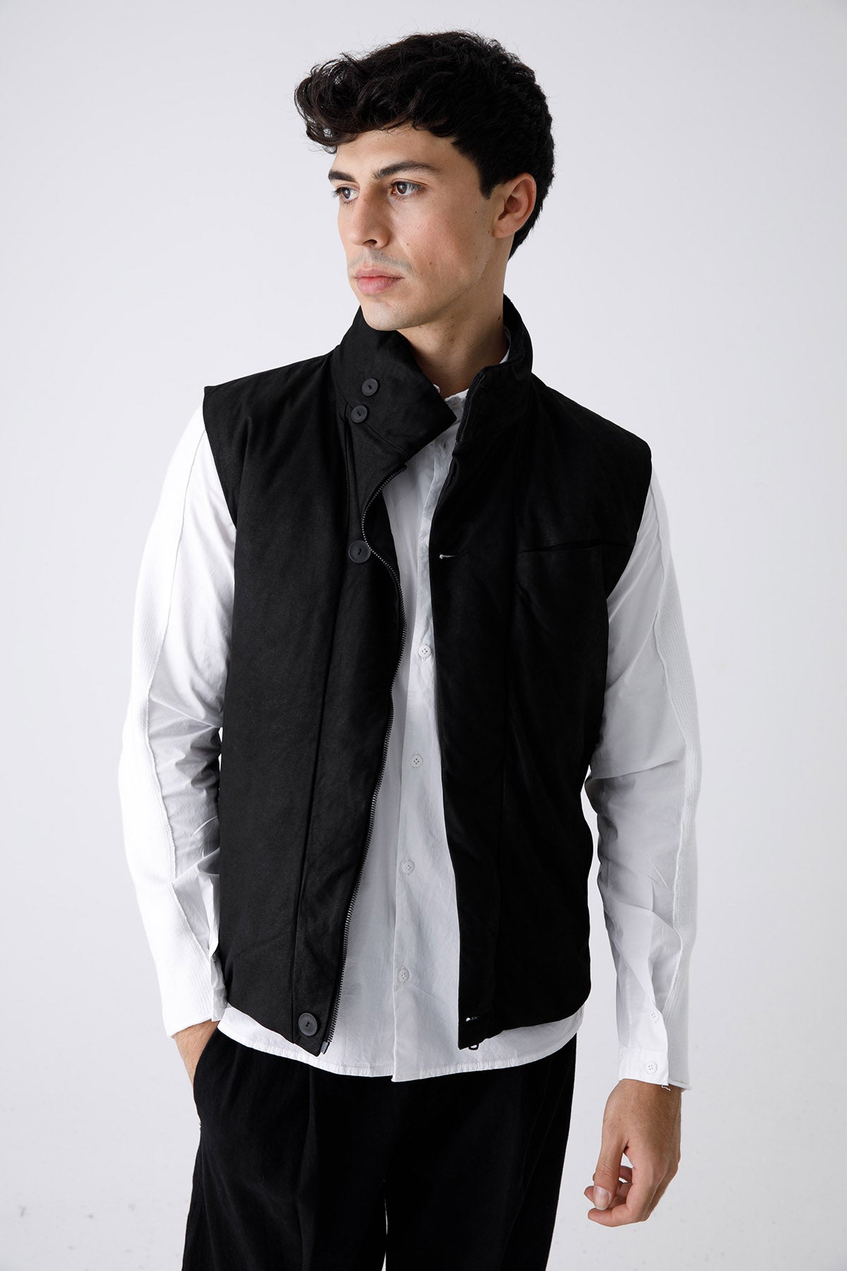 Transit Dolgulu Deri Yelek-Libas Trendy Fashion Store