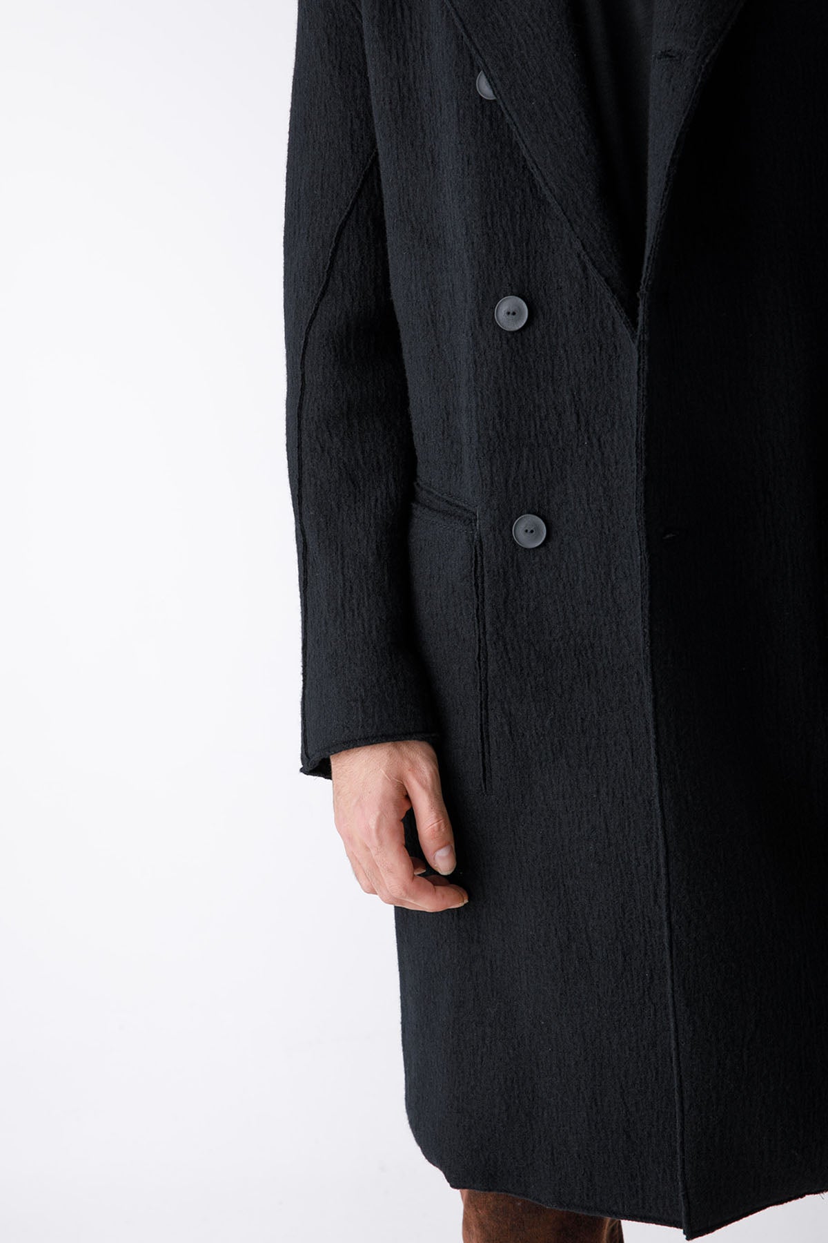 Transit Kruvaze Yün Kaban-Libas Trendy Fashion Store