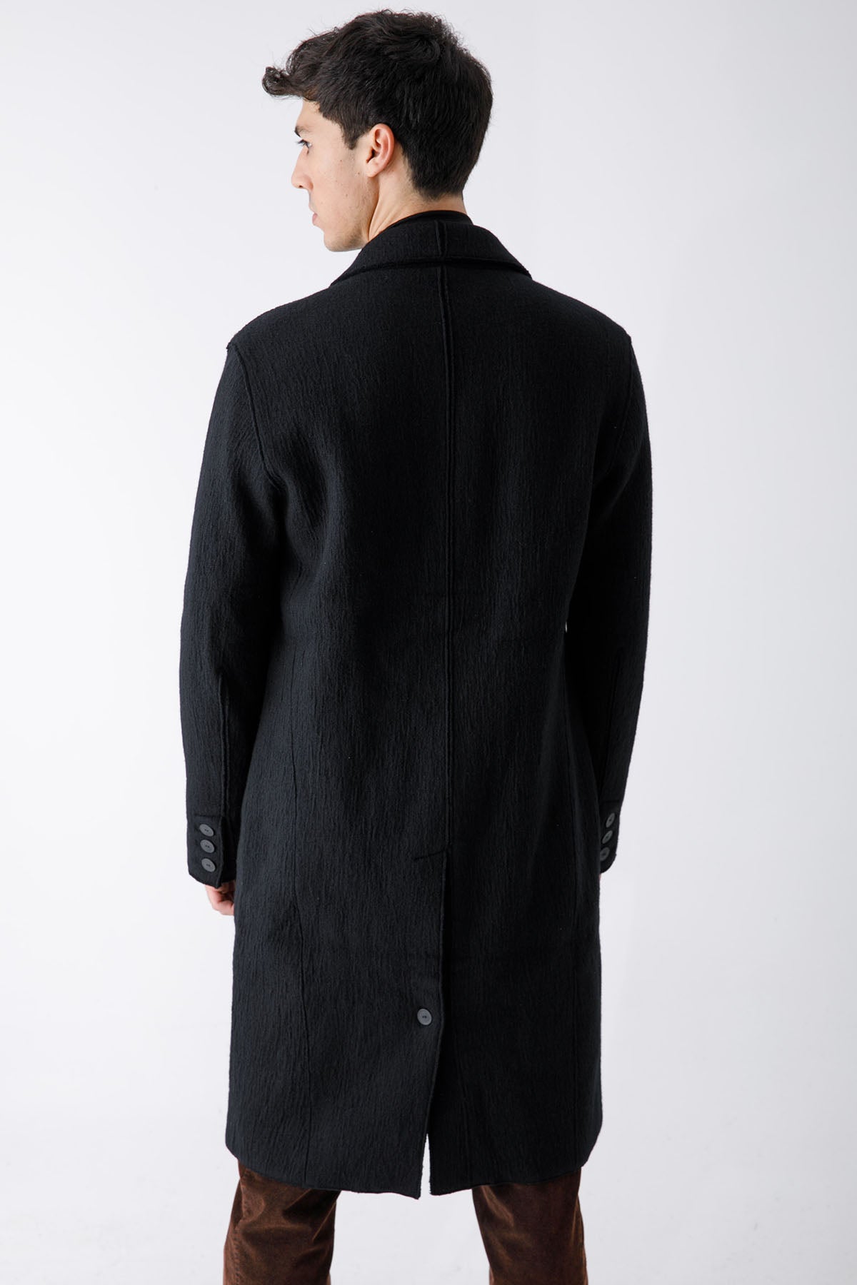 Transit Kruvaze Yün Kaban-Libas Trendy Fashion Store