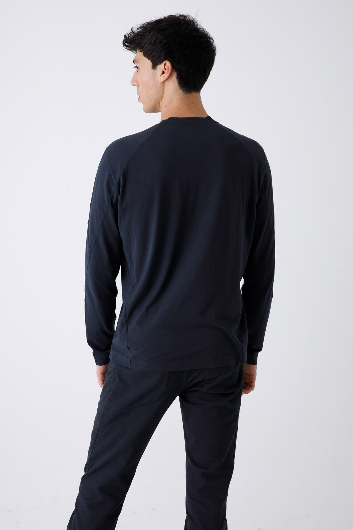 Transit Yuvarlak Yaka Uzun Kollu T-shirt-Libas Trendy Fashion Store