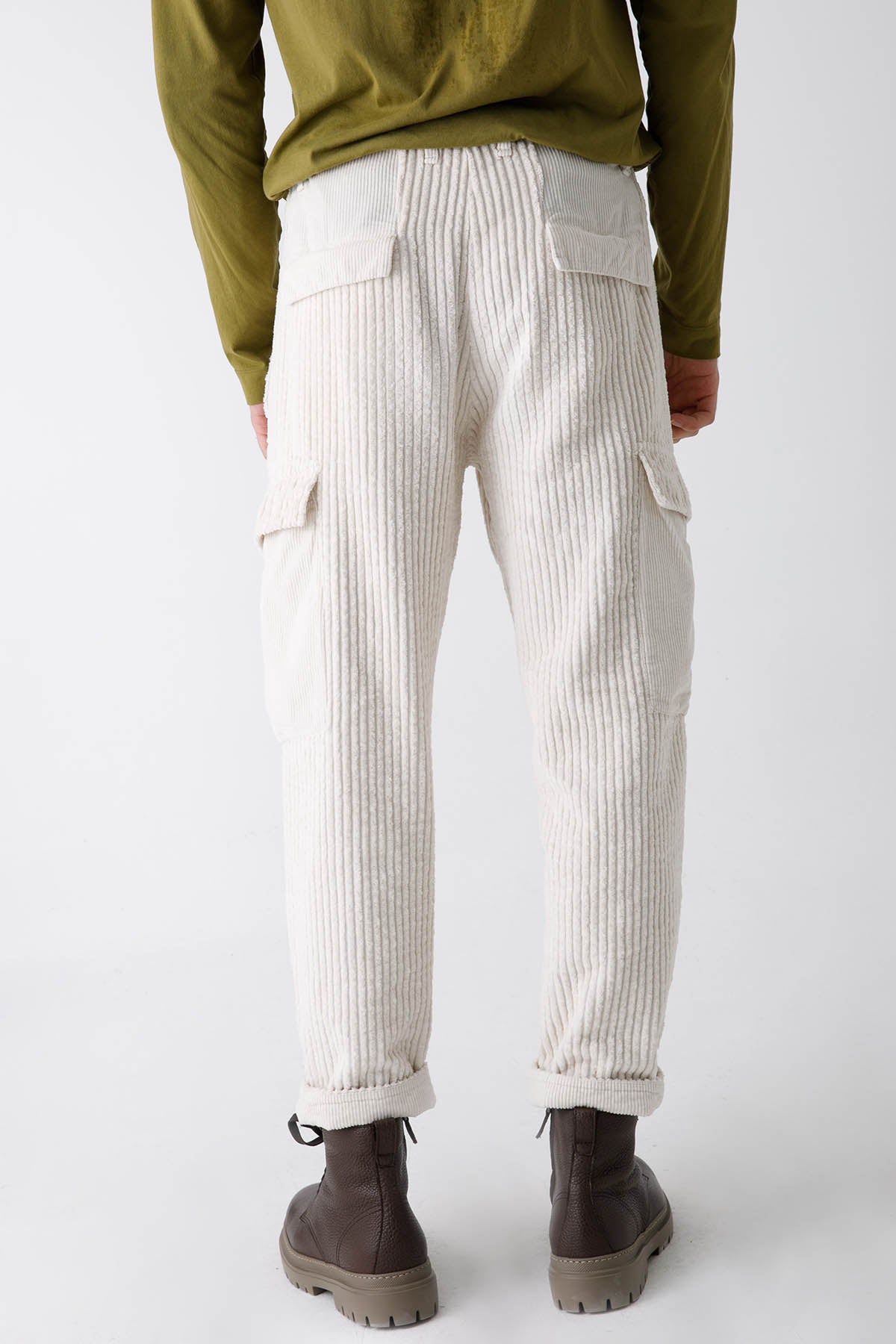 Transit Havuç Kesim Fitilli Kadife Kargo Pantolon-Libas Trendy Fashion Store