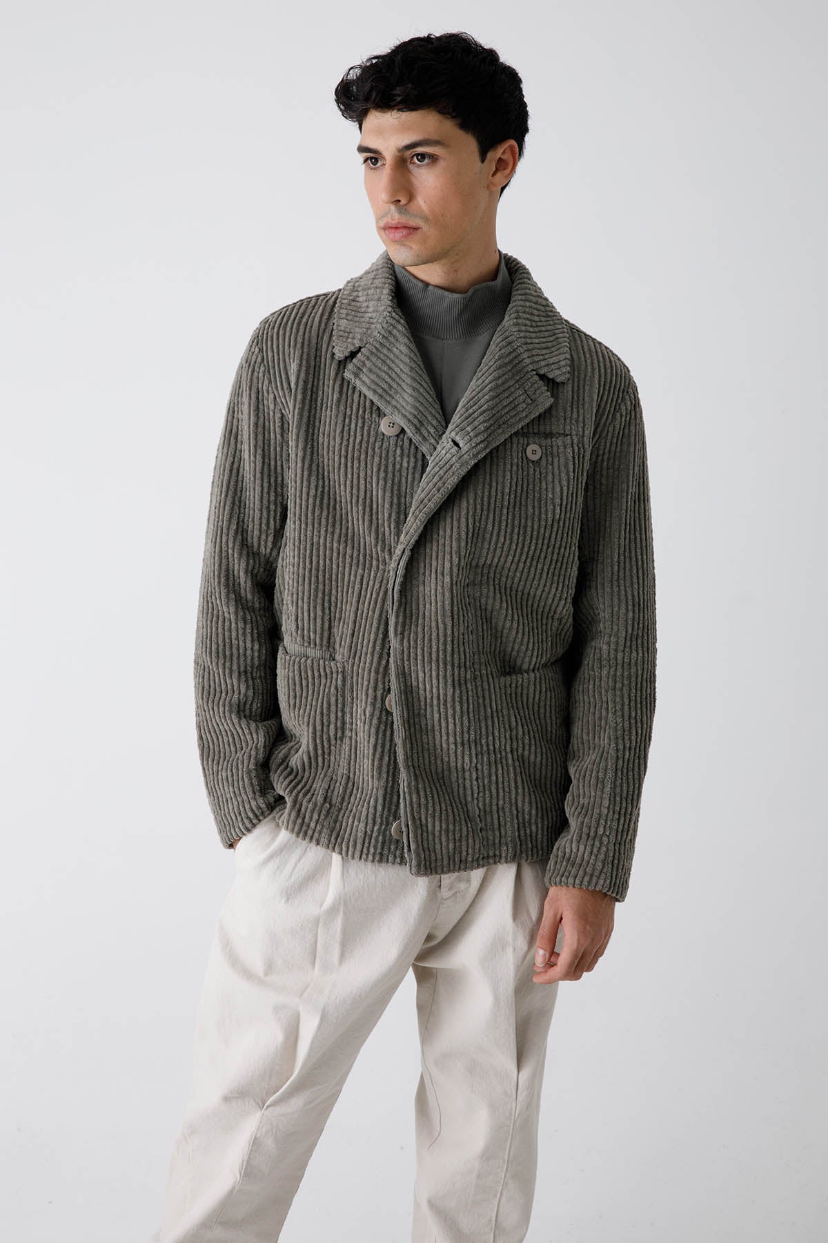 Transit Fitilli Kadife Ceket-Libas Trendy Fashion Store