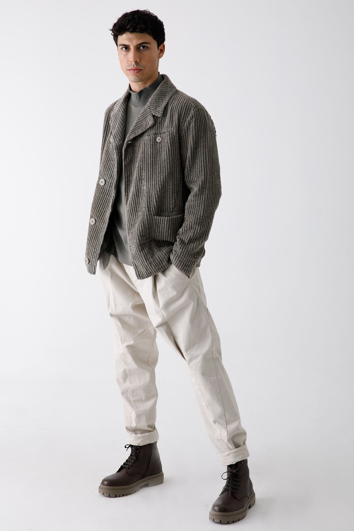 Transit Fitilli Kadife Ceket-Libas Trendy Fashion Store