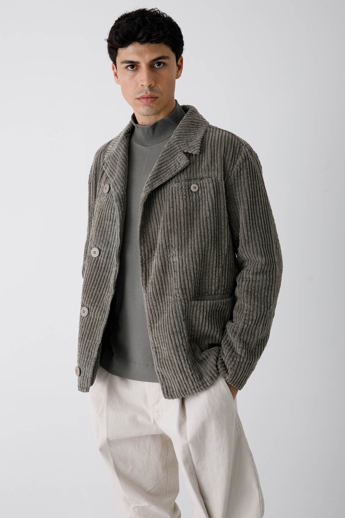 Transit Fitilli Kadife Ceket-Libas Trendy Fashion Store