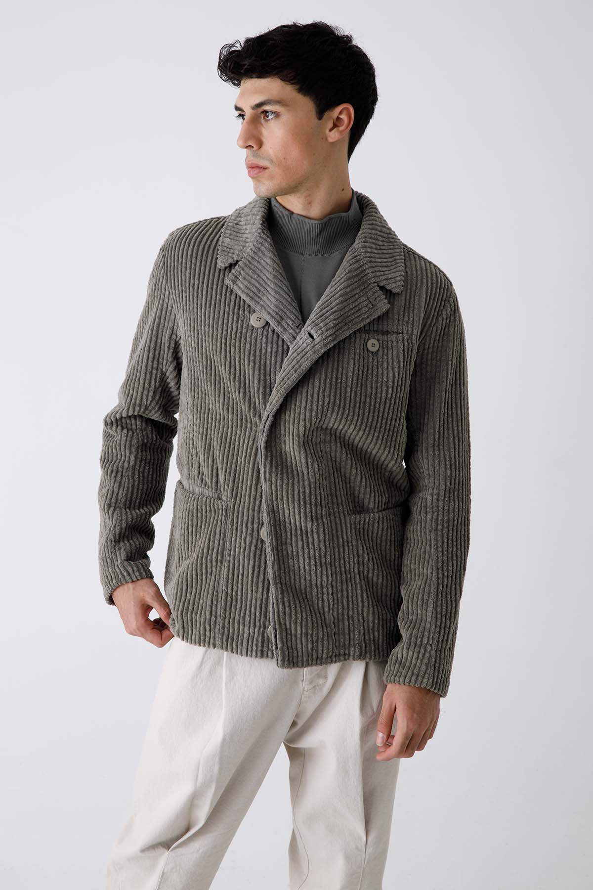 Transit Fitilli Kadife Ceket-Libas Trendy Fashion Store