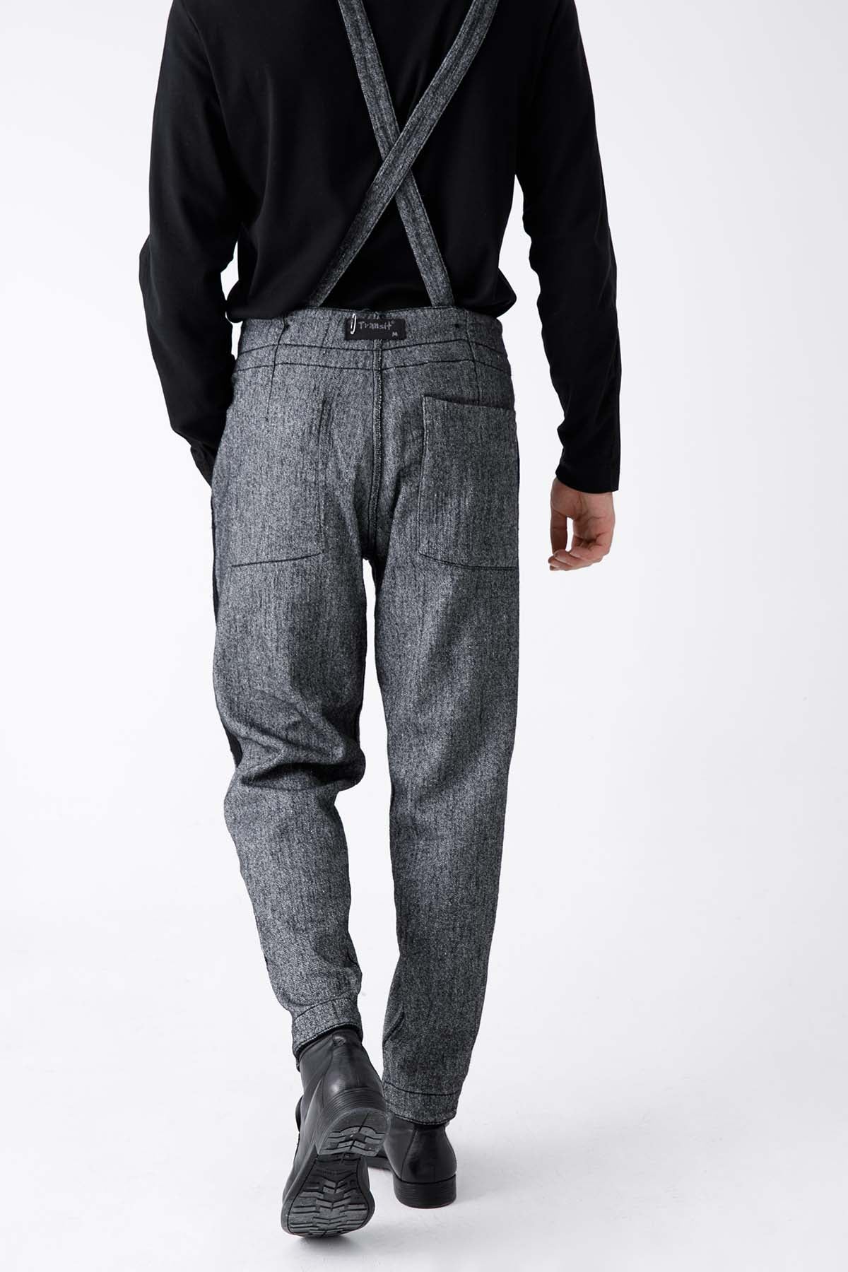 Transit Çift Taraflı Askılı Pantolon-Libas Trendy Fashion Store