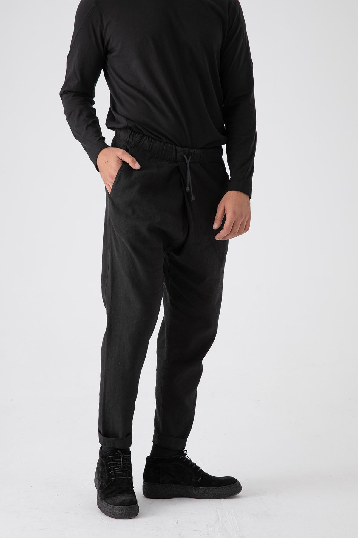 Transit Belden Lastikli Yüksek Bel Pantolon-Libas Trendy Fashion Store