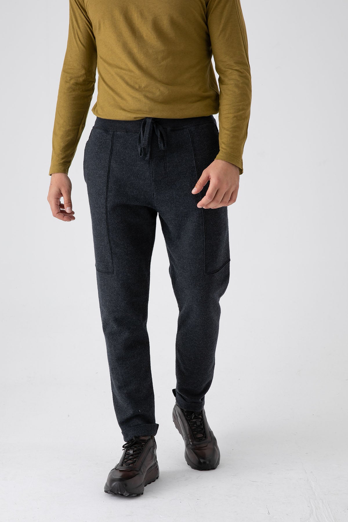 Transit Belden Lastikli Yün Pantolon-Libas Trendy Fashion Store