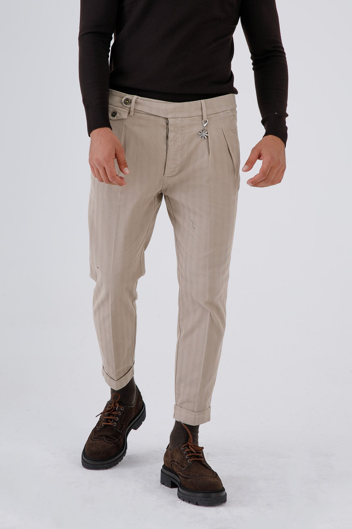 Manuel Ritz Çift Pile Havuç Kesim Streç Pantolon-Libas Trendy Fashion Store