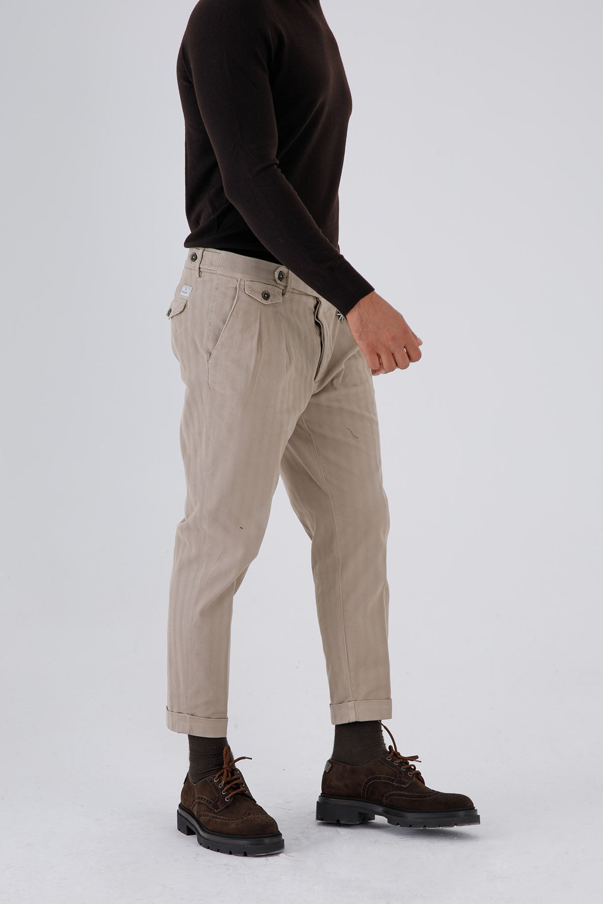 Manuel Ritz Çift Pile Havuç Kesim Streç Pantolon-Libas Trendy Fashion Store