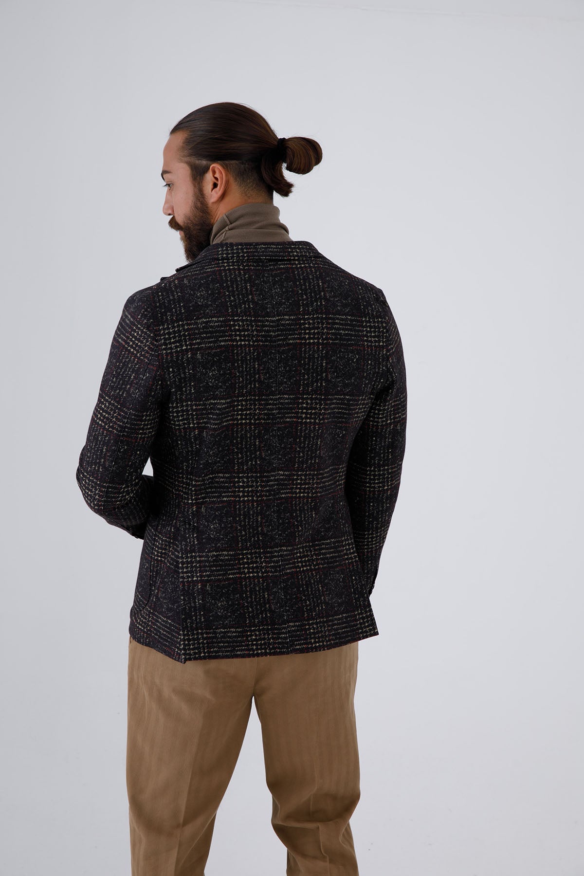 Manuel Ritz Streç Kumaş Ekose Spor Ceket-Libas Trendy Fashion Store