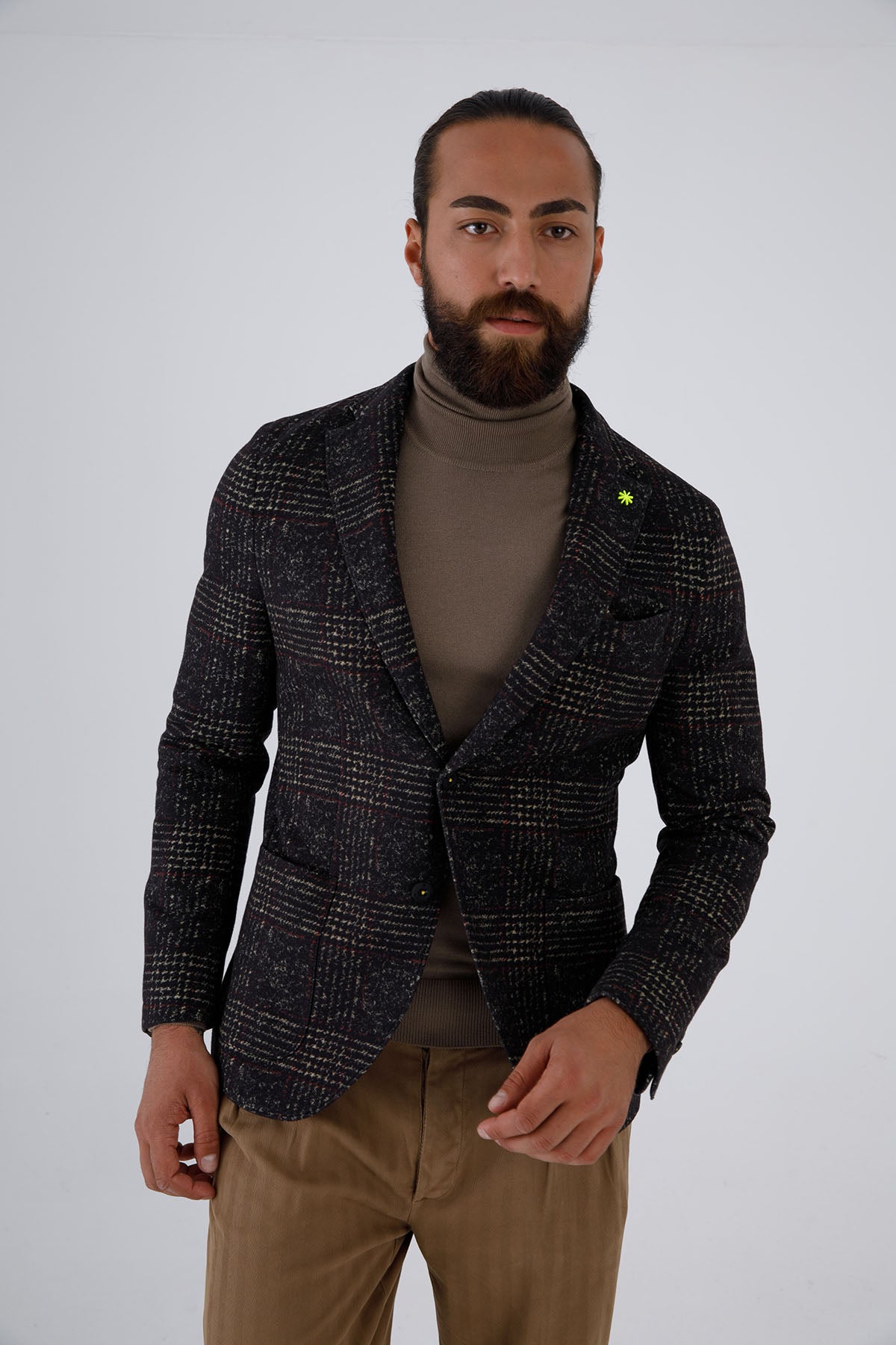 Manuel Ritz Streç Kumaş Ekose Spor Ceket-Libas Trendy Fashion Store