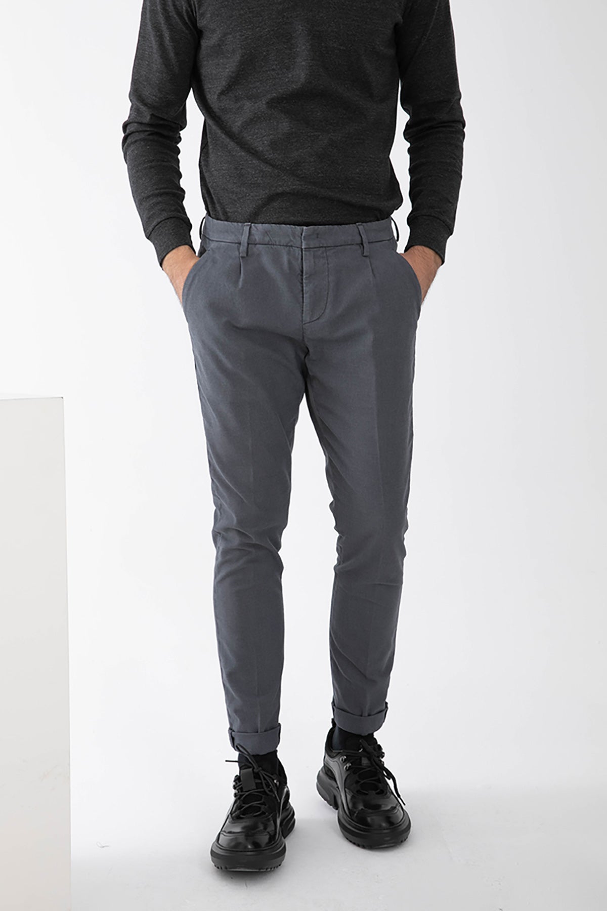 Dondup Tek Pile Slim Baggy Fit Pantolon-Libas Trendy Fashion Store