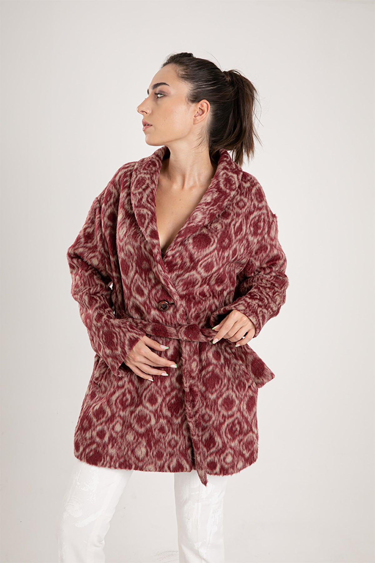 Dondup Belden Kuşaklı Kaban-Libas Trendy Fashion Store