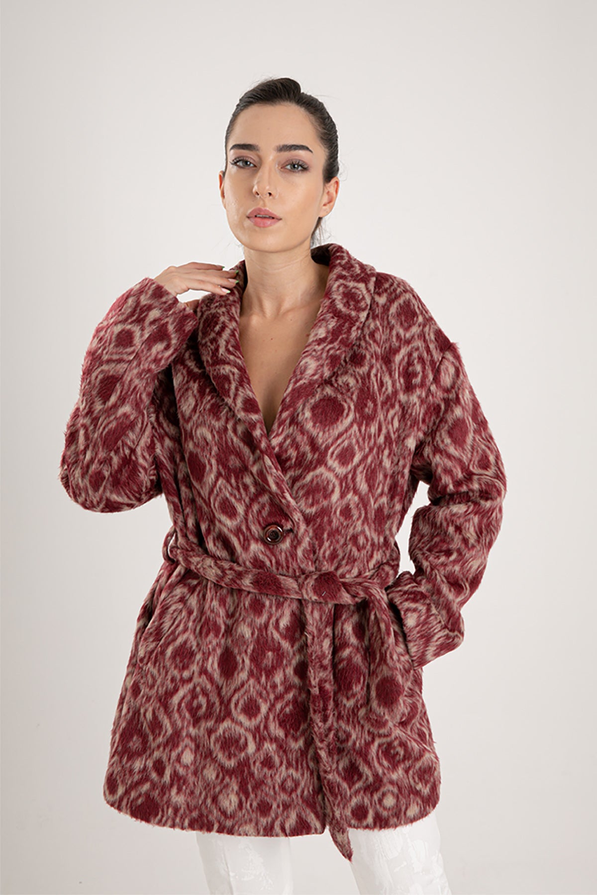 Dondup Belden Kuşaklı Kaban-Libas Trendy Fashion Store