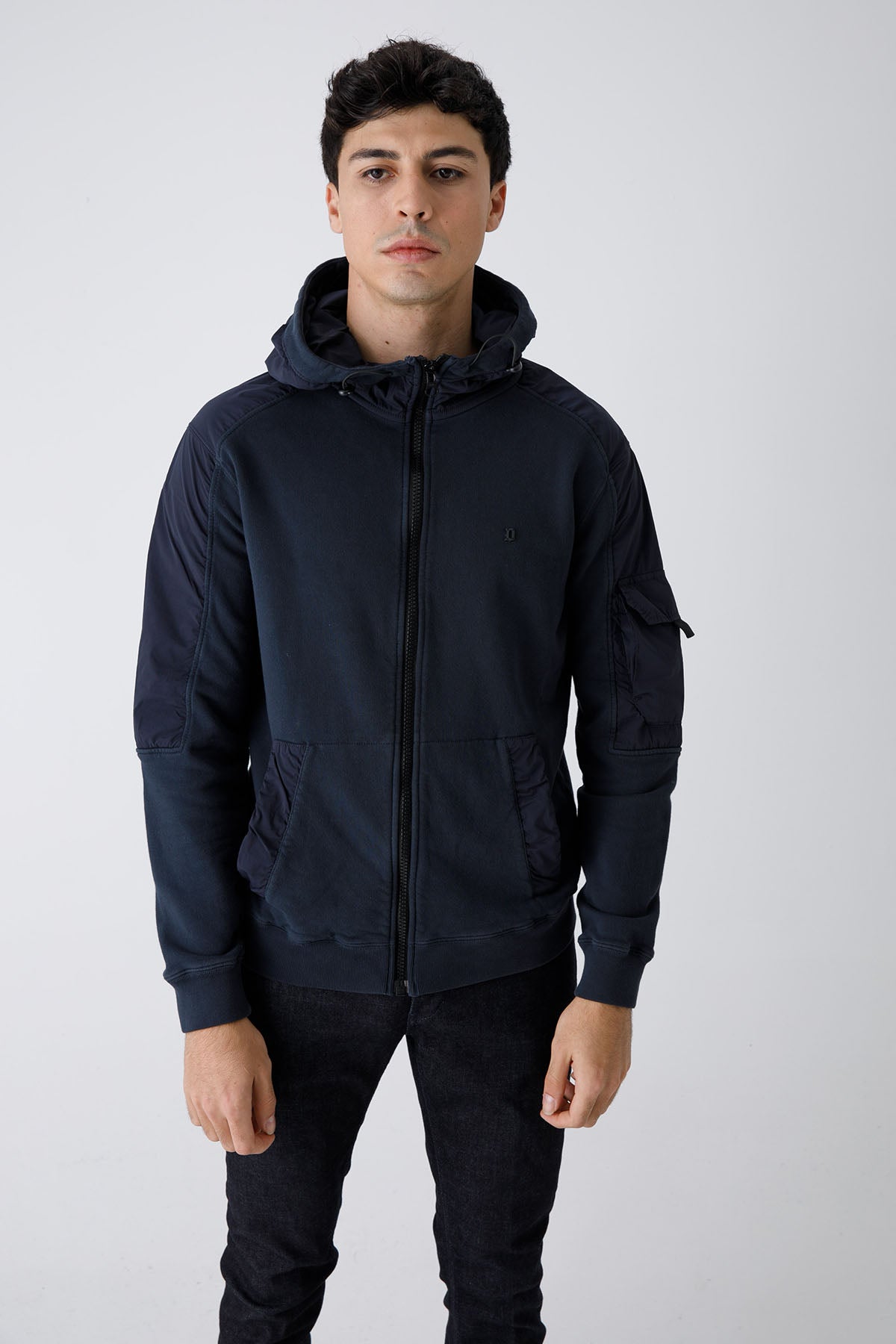 Dondup Kapüşonlu Fermuarlı Sweatshirt Ceket-Libas Trendy Fashion Store