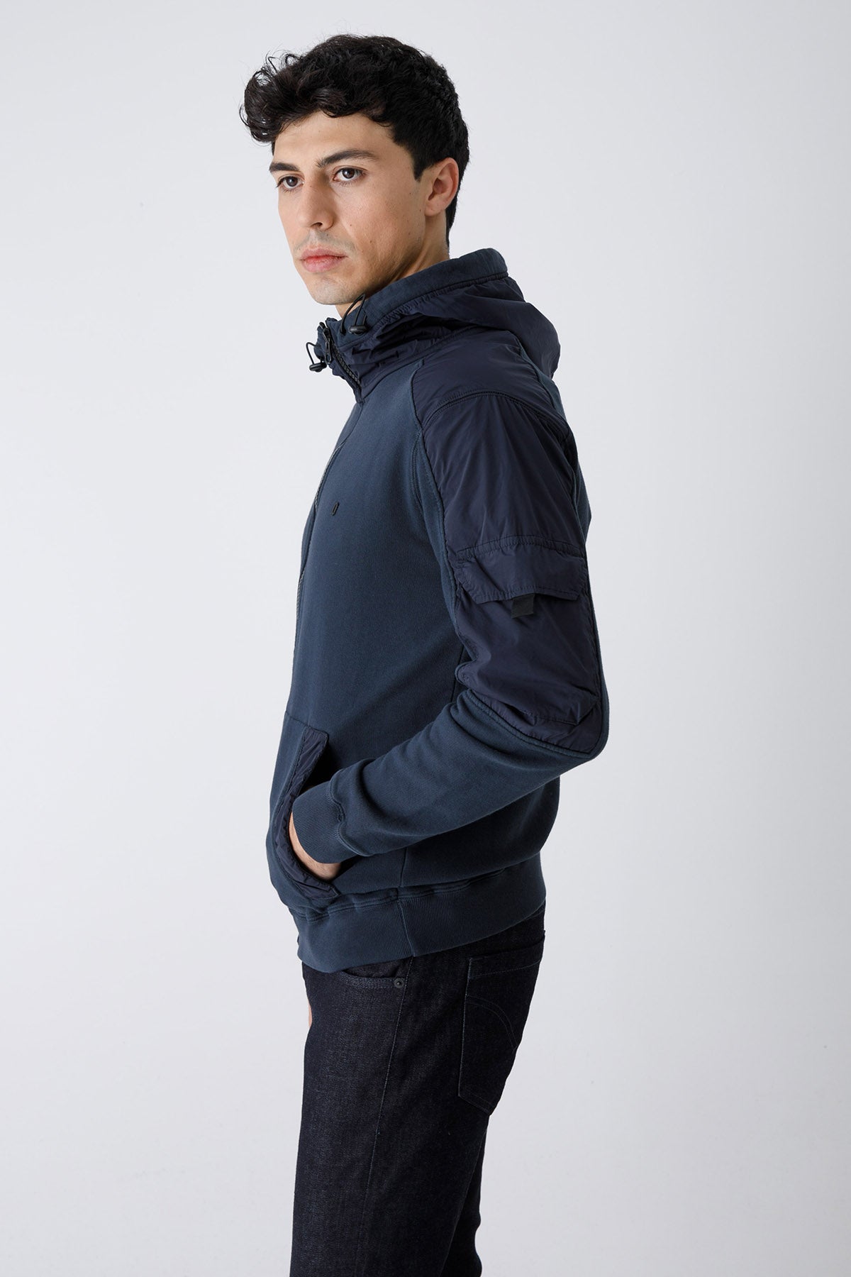 Dondup Kapüşonlu Fermuarlı Sweatshirt Ceket-Libas Trendy Fashion Store