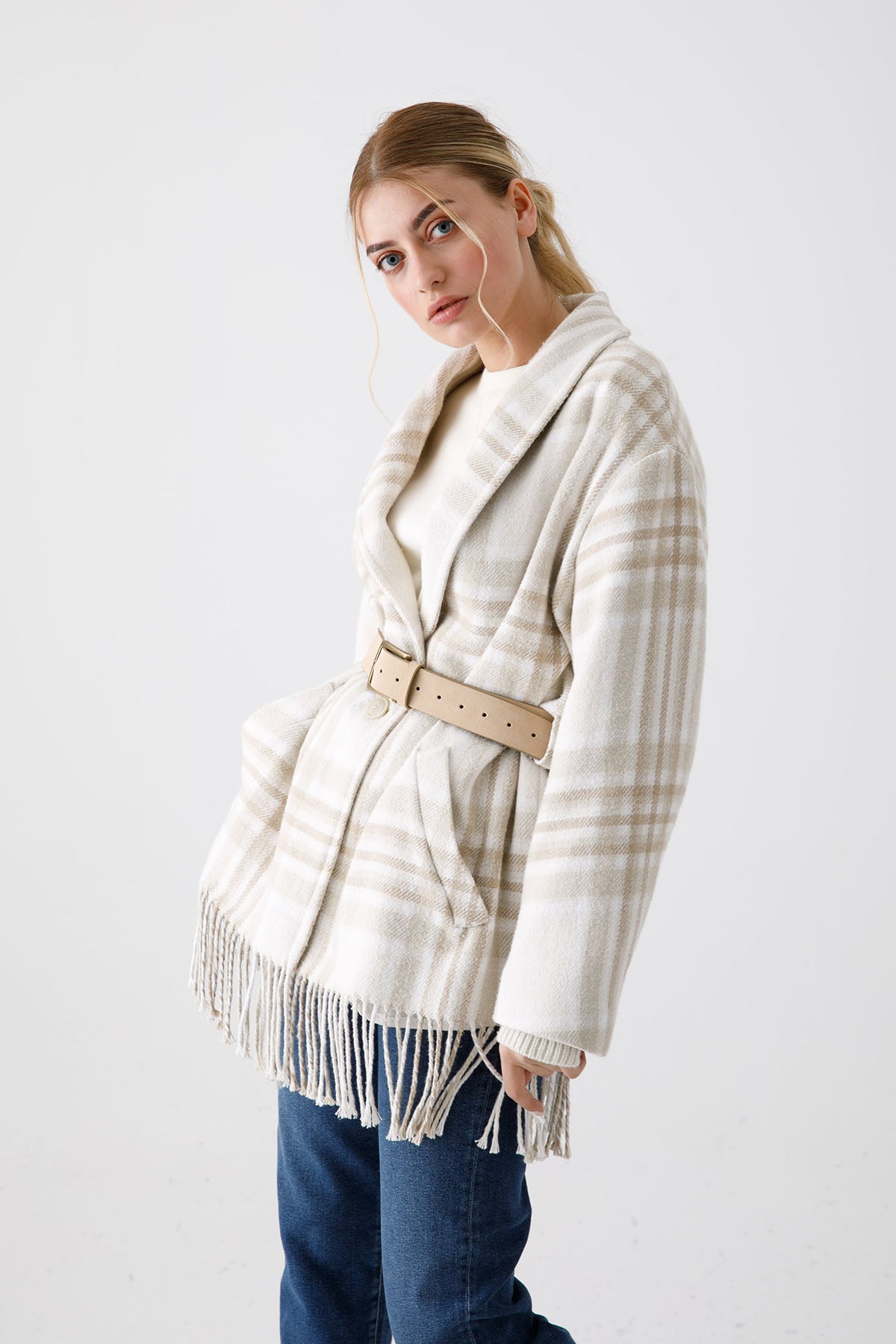 Dondup Kemerli Triko Ceket-Libas Trendy Fashion Store