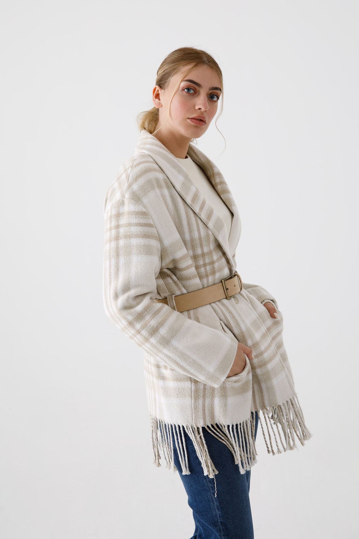 Dondup Kemerli Triko Ceket-Libas Trendy Fashion Store