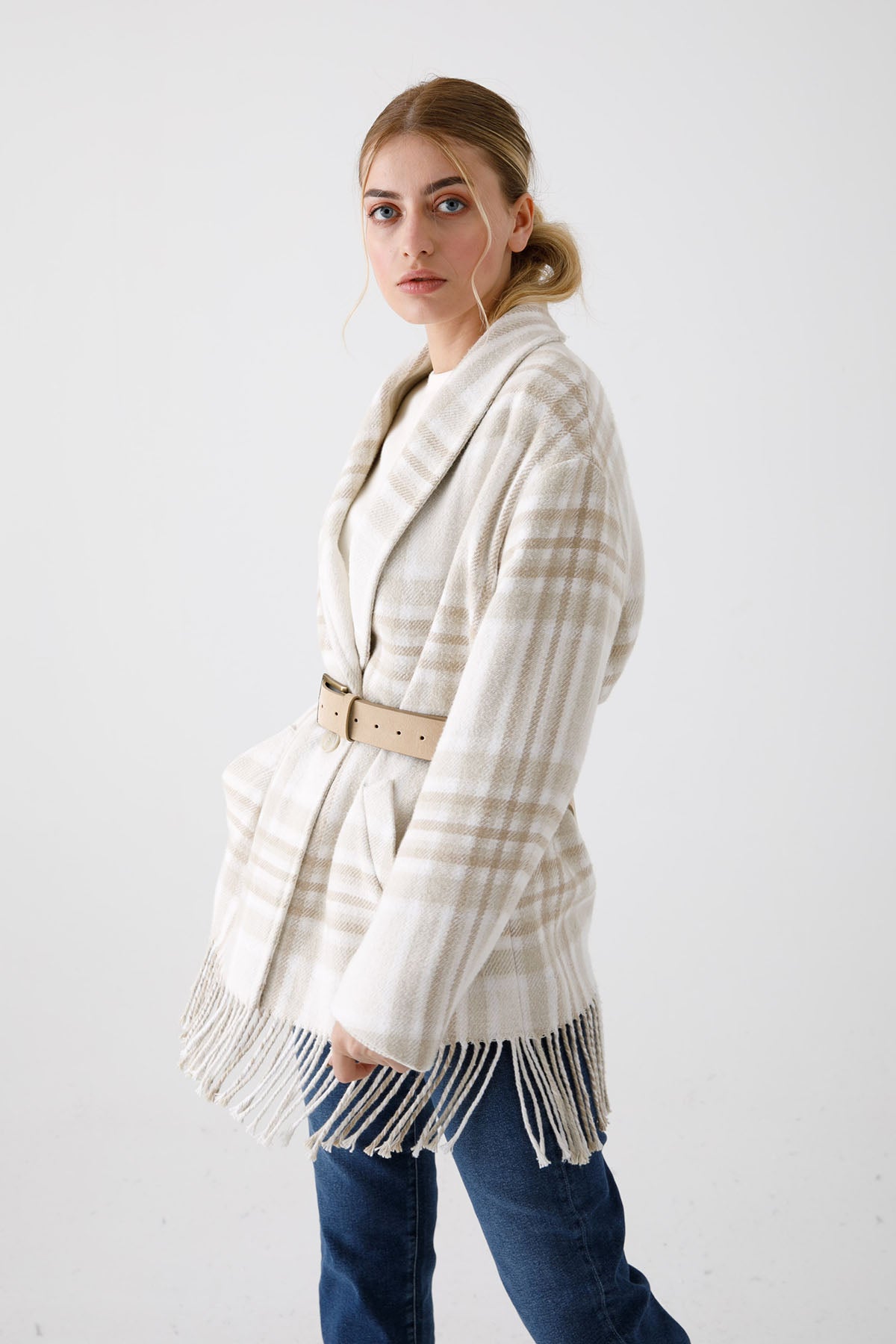 Dondup Kemerli Triko Ceket-Libas Trendy Fashion Store