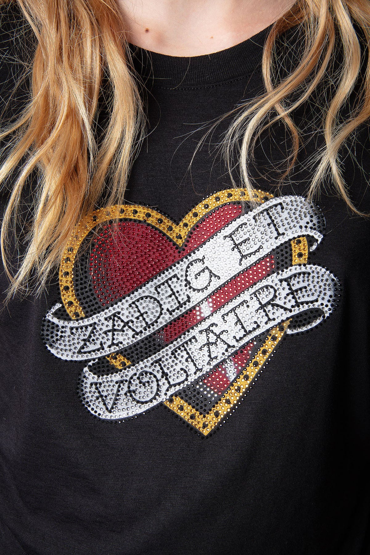 Zadig & Voltaire Taş Aksesuarlı T-shirt-Libas Trendy Fashion Store