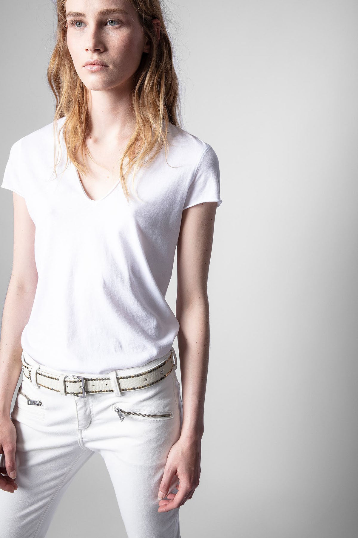 Zadig & Voltaire Sırtta Nakış Ve File Detaylı T-shirt-Libas Trendy Fashion Store