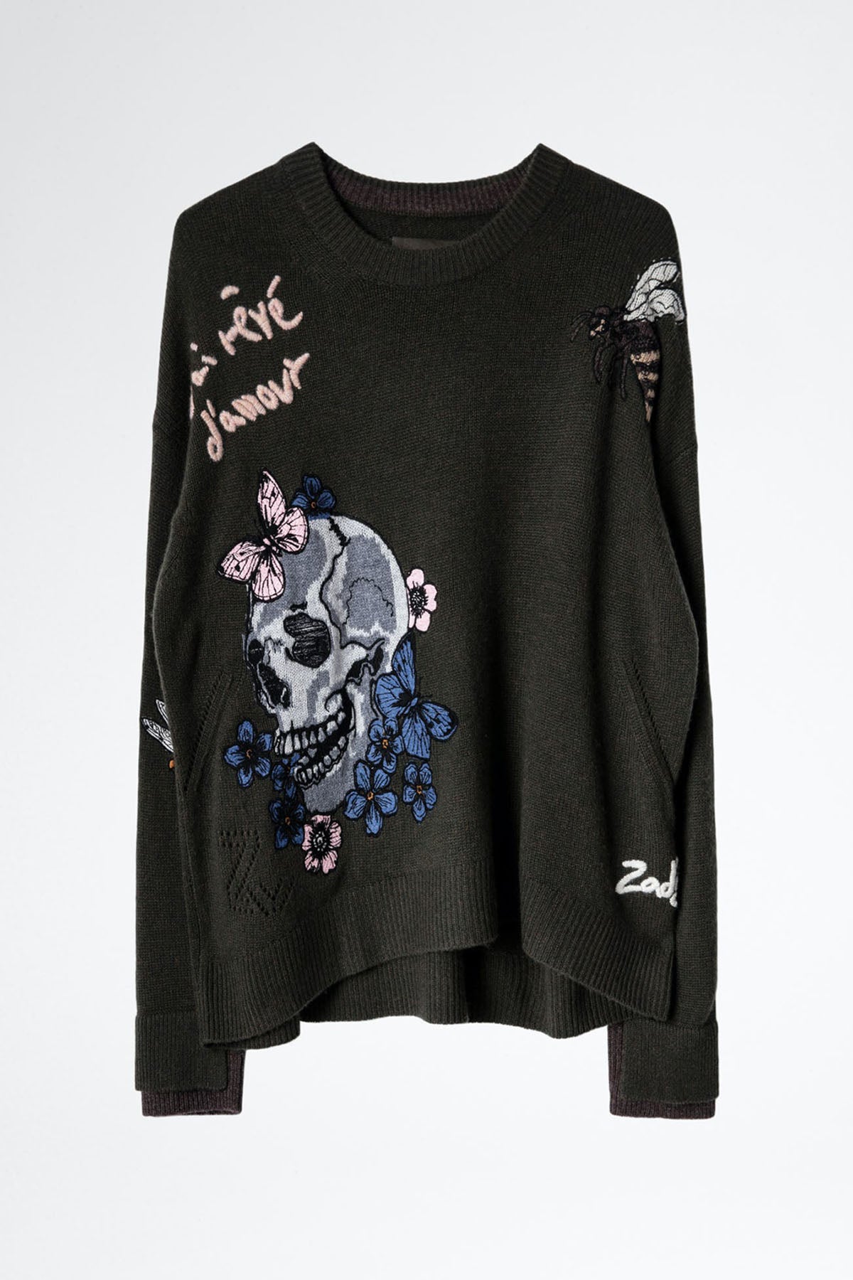 Zadig & Voltaire Geniş Kesim Kaşmir Triko-Libas Trendy Fashion Store