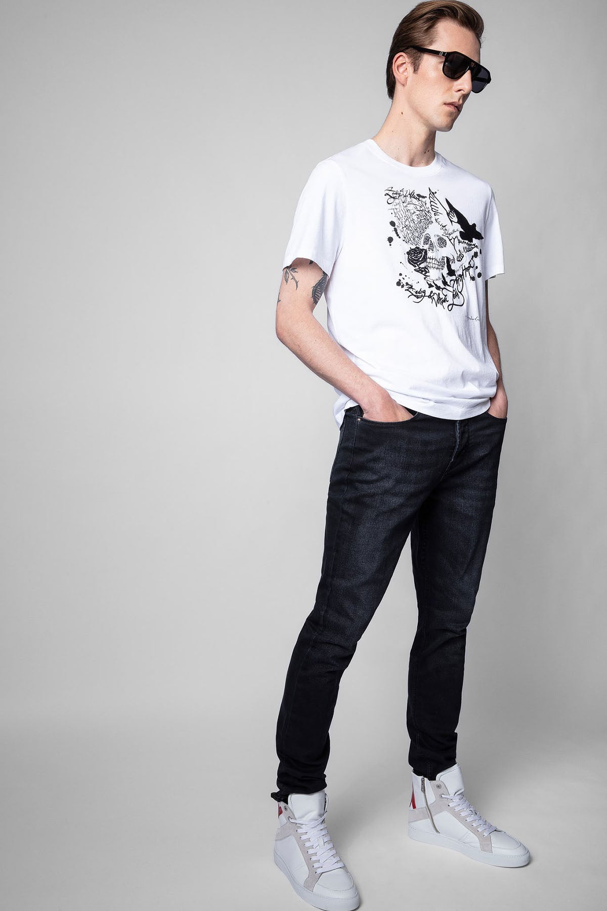 Zadig & Voltaire Nakış Ve Baskılı T-shirt