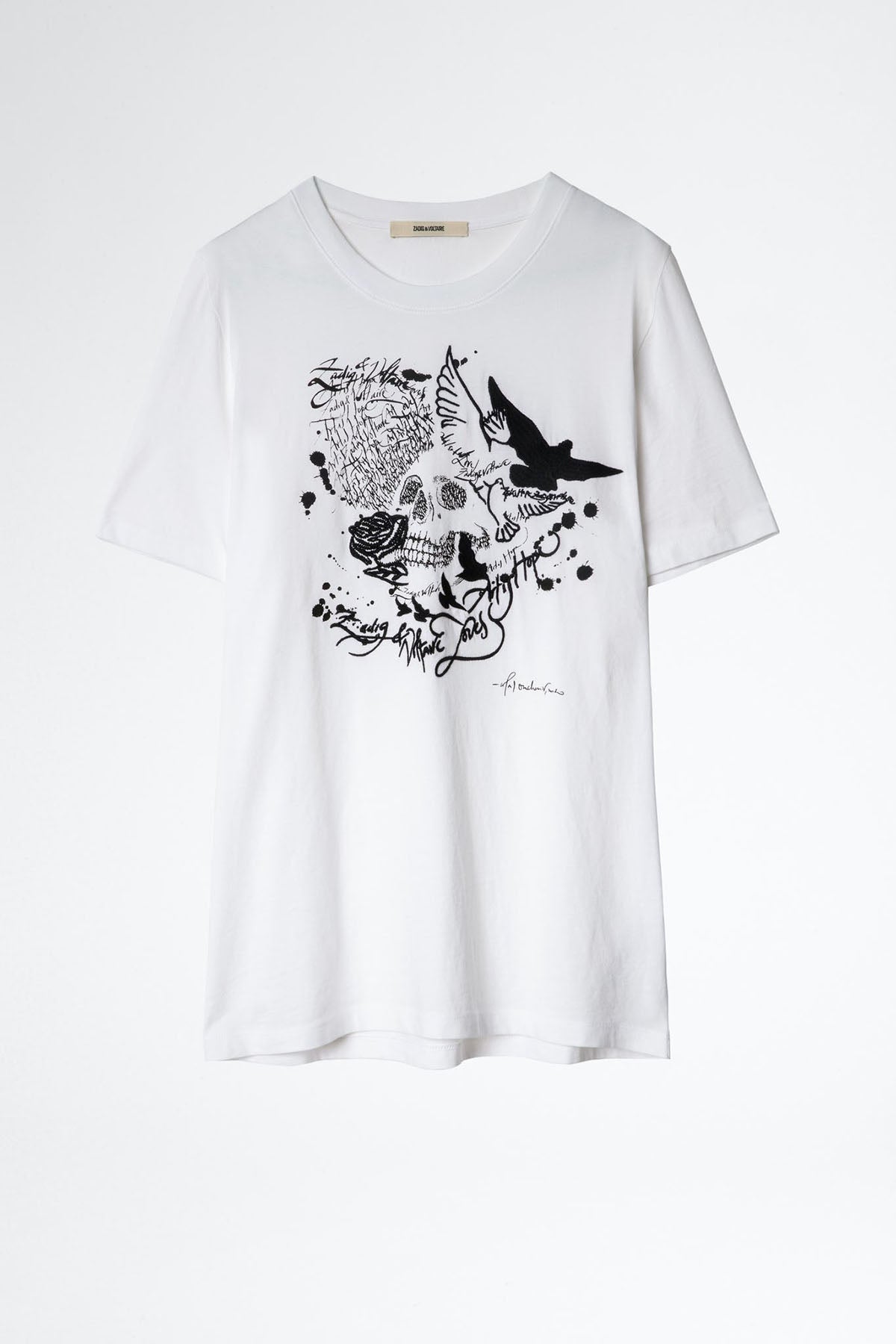 Zadig & Voltaire Nakış Ve Baskılı T-shirt