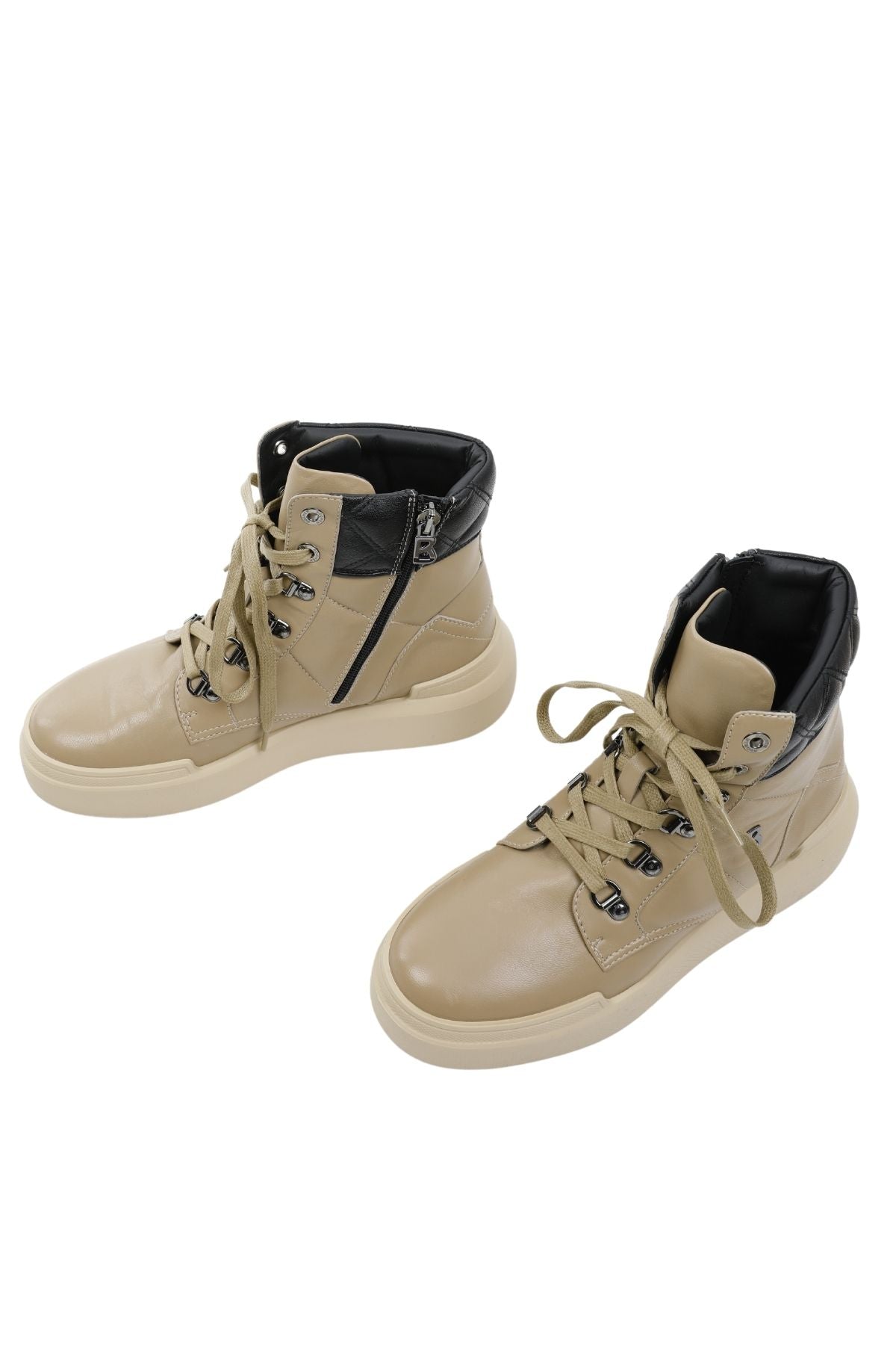 Bogner Hollywood Kapitone Bilekli Postal Deri Bot-Libas Trendy Fashion Store