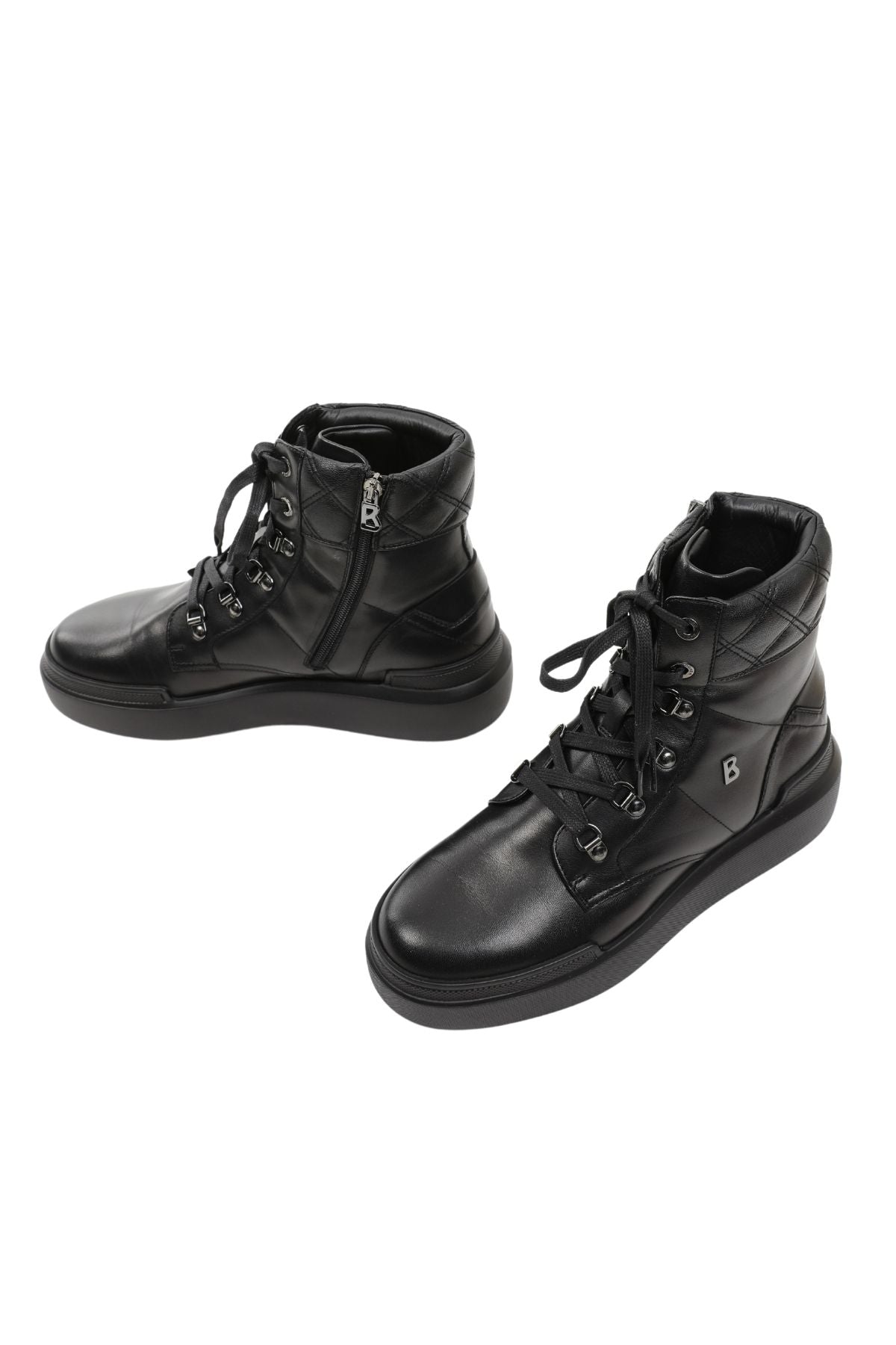 Bogner Hollywood Kapitone Bilekli Postal Deri Bot-Libas Trendy Fashion Store