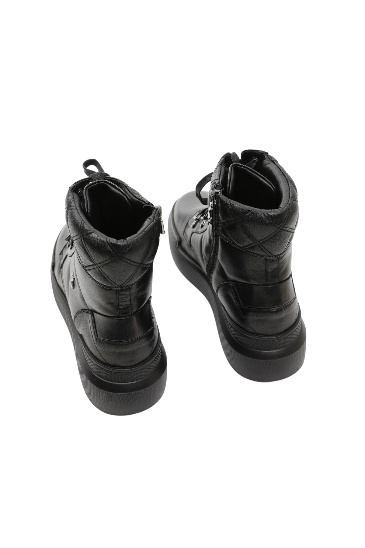 Bogner Hollywood Kapitone Bilekli Postal Deri Bot-Libas Trendy Fashion Store