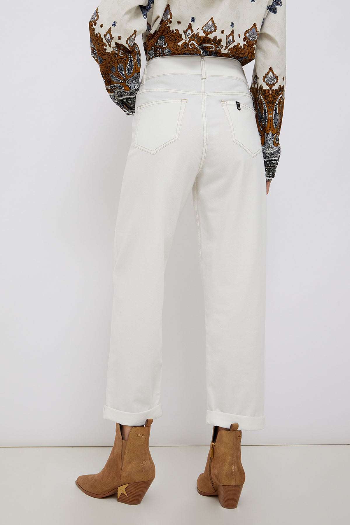 Liu Jo Yüksek Bel Boyfriend Jeans-Libas Trendy Fashion Store