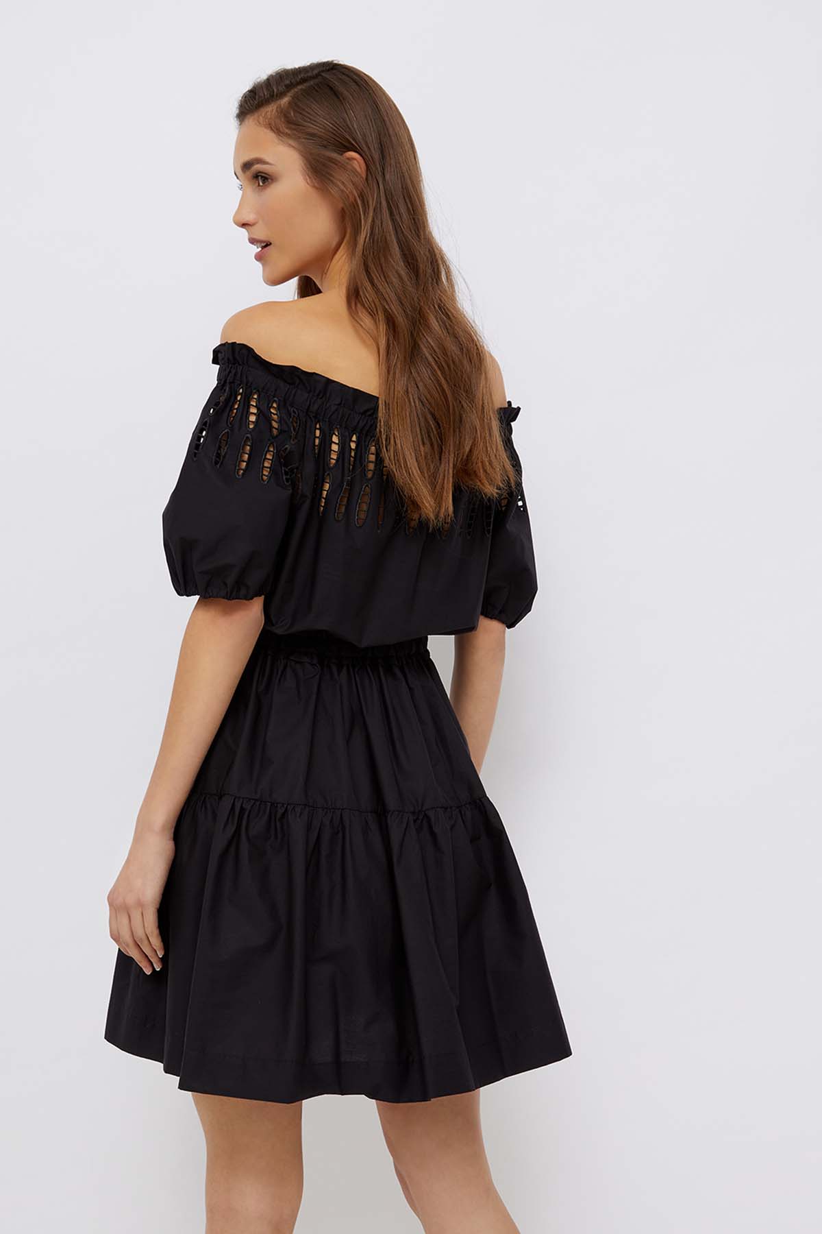 Liu Jo Fistolu Straplez Mini Elbise-Libas Trendy Fashion Store