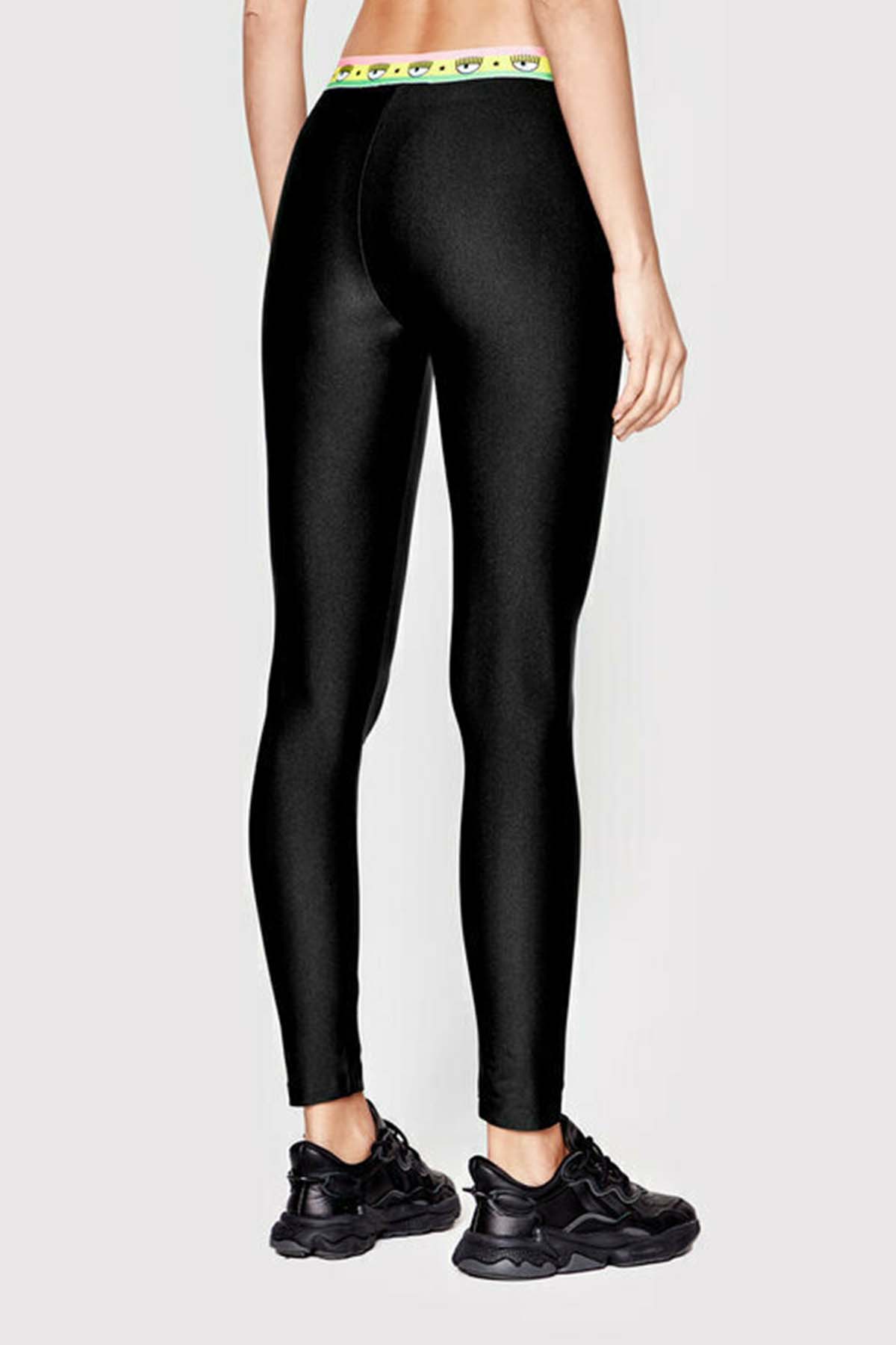 Chiara Ferragni Logolu Sporcu Atlet Tayt Set-Libas Trendy Fashion Store