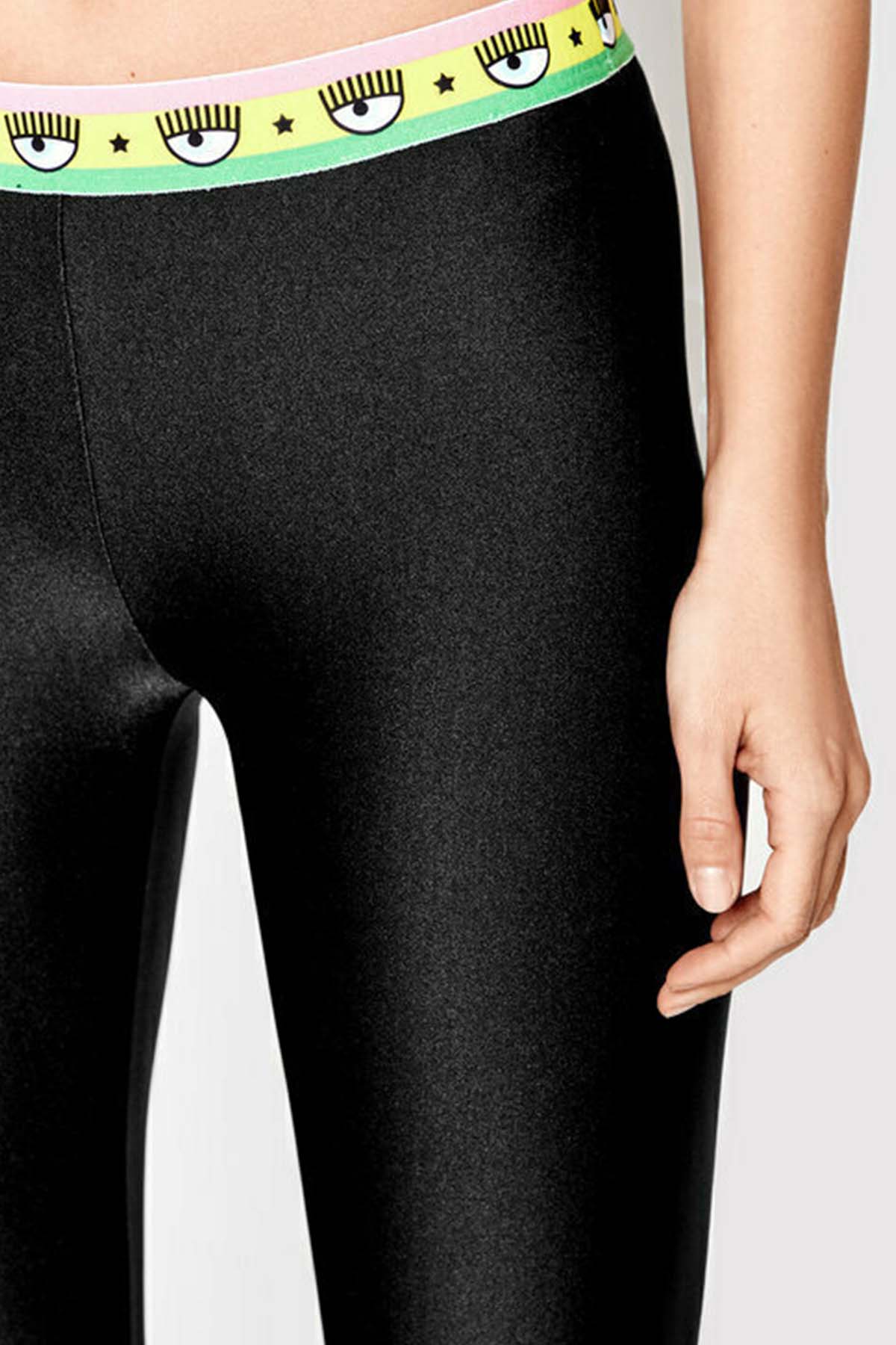 Chiara Ferragni Logolu Sporcu Atlet Tayt Set-Libas Trendy Fashion Store