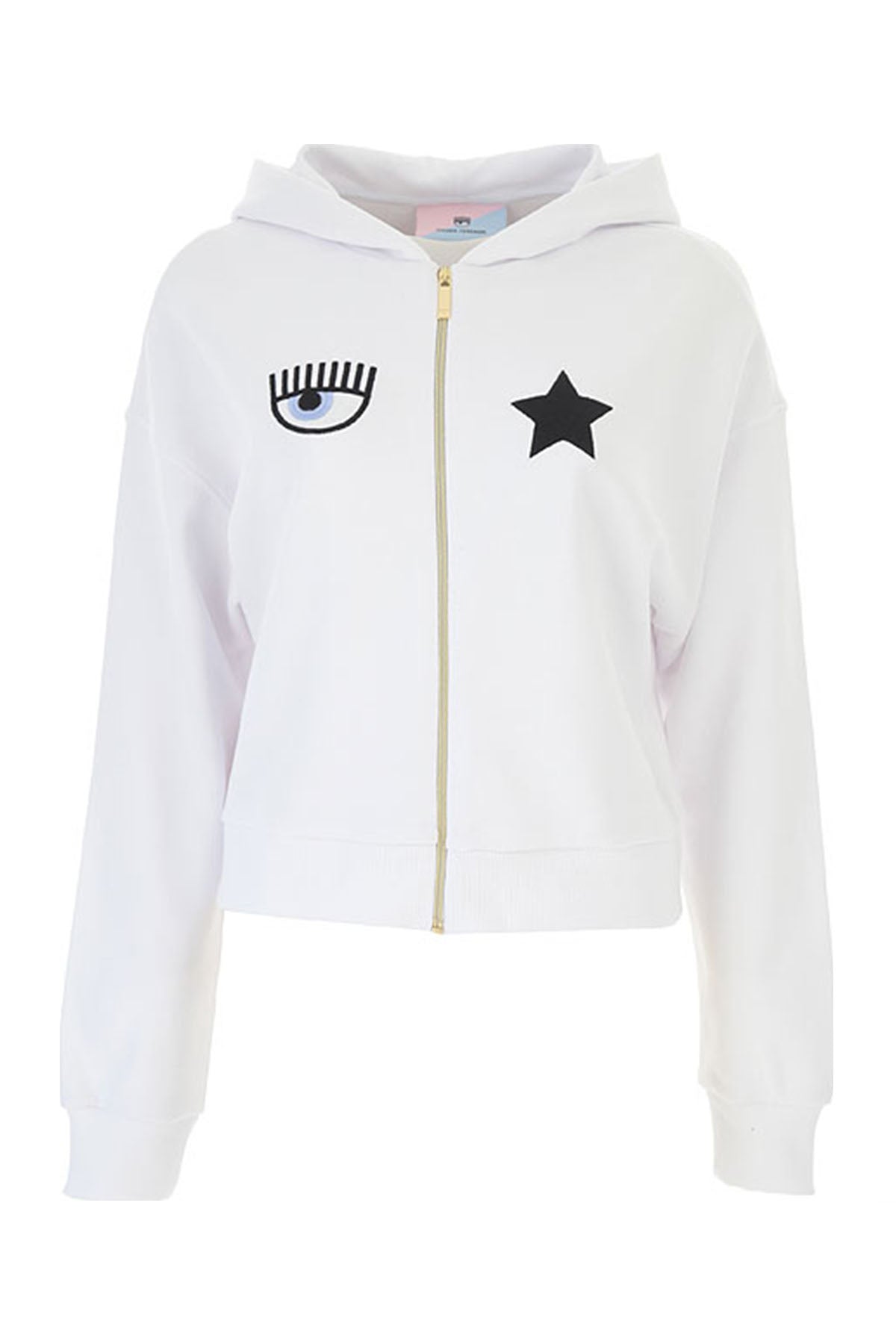 Chiara Ferragni Göz Logolu Fermuarlı Sweatshirt Ceket-Libas Trendy Fashion Store