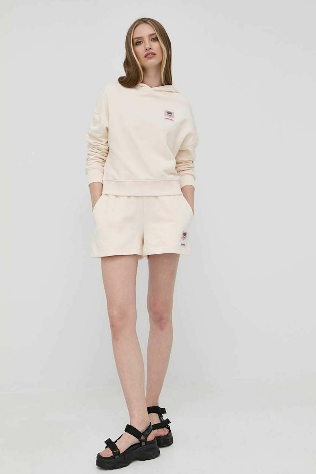 Chiara Ferragni Logolu Kapüşonlu Sweatshirt-Libas Trendy Fashion Store