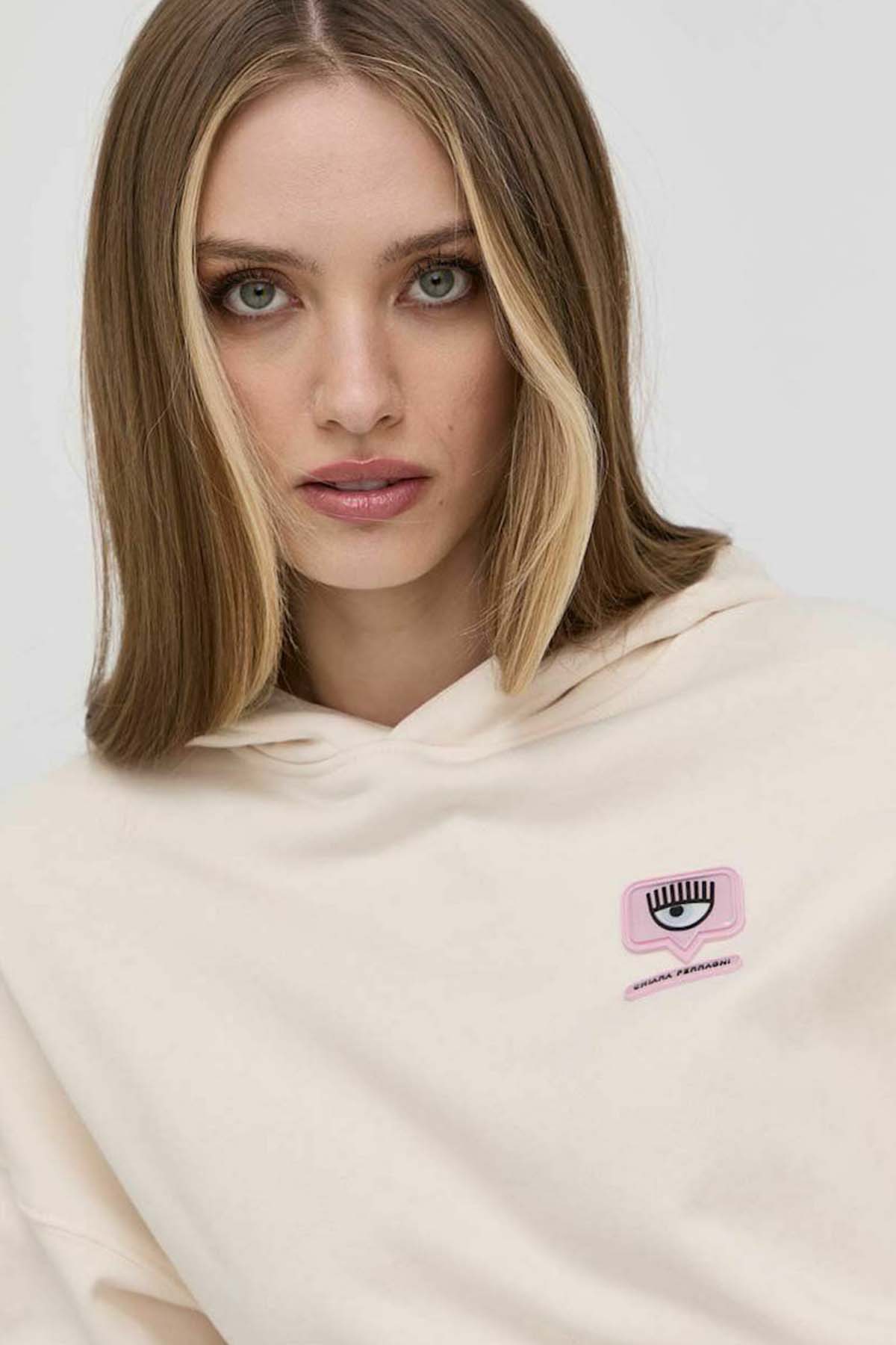 Chiara Ferragni Logolu Kapüşonlu Sweatshirt-Libas Trendy Fashion Store