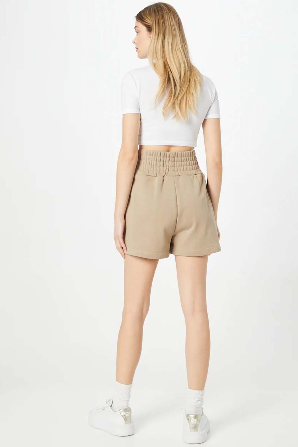 Chiara Ferragni Beli Lastikli Yüksek Bel Logolu Şort-Libas Trendy Fashion Store