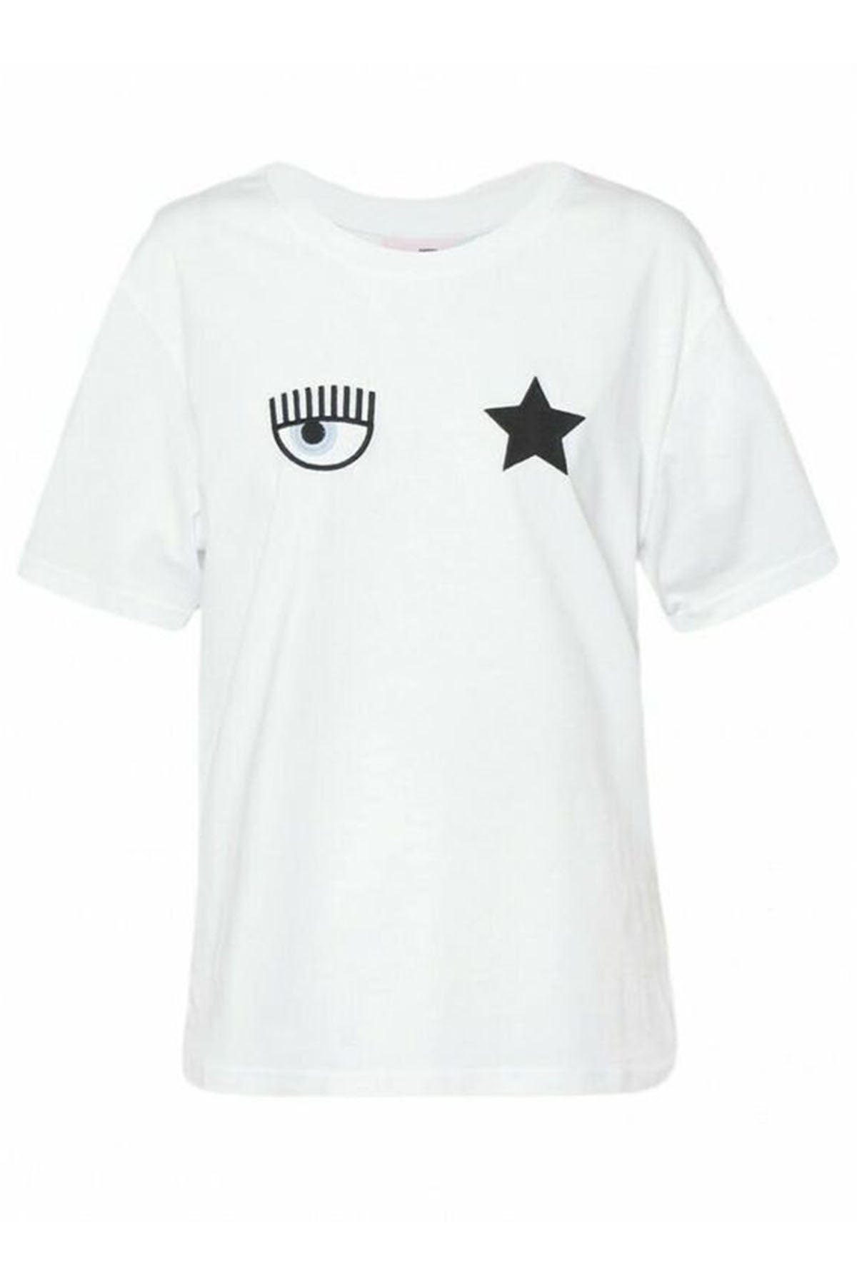 Chiara Ferragni Geniş Kesim Logolu T-shirt-Libas Trendy Fashion Store