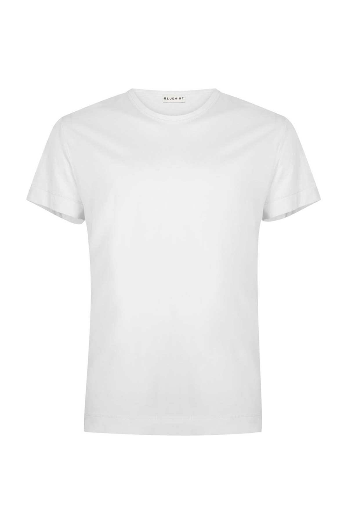 Bluemint Ricci Yuvarlak Yaka Pima Cotton T-shirt-Libas Trendy Fashion Store