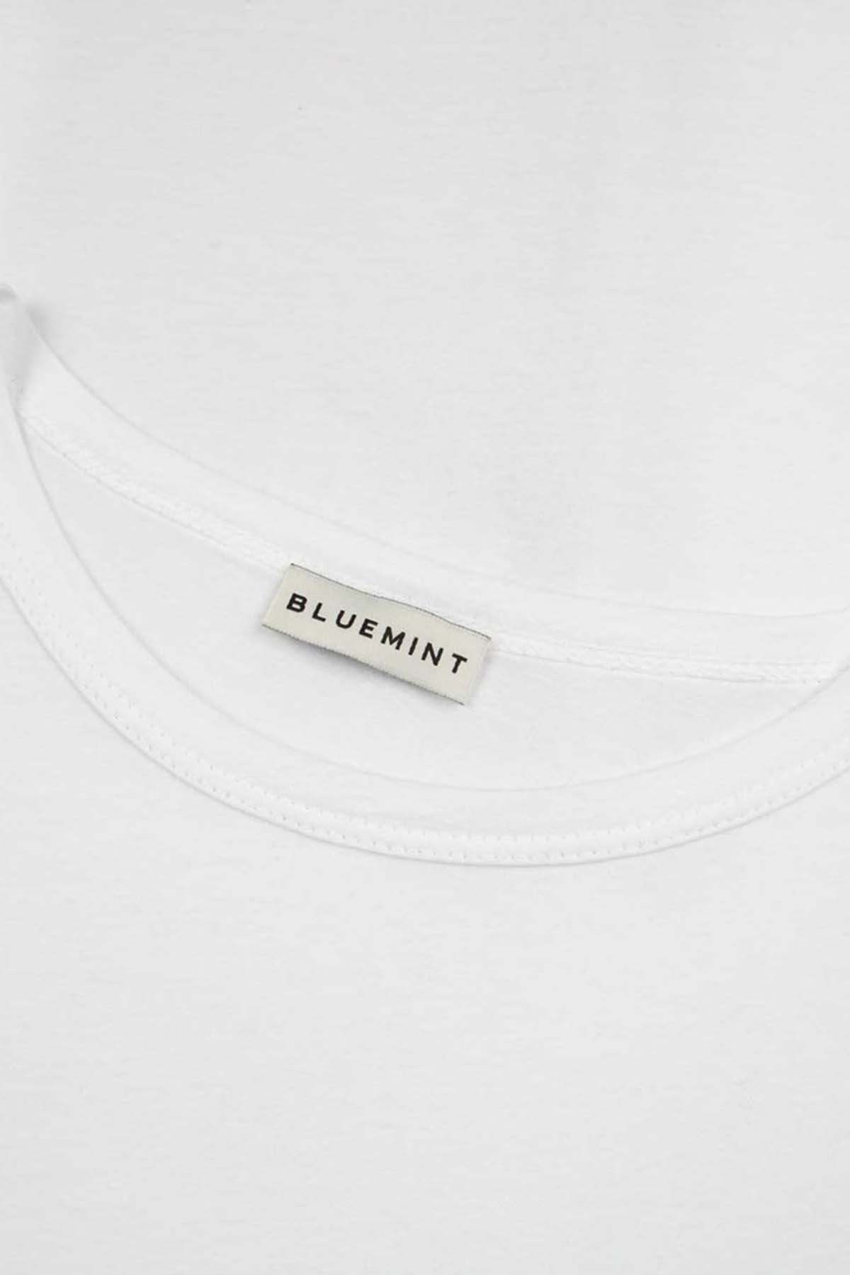 Bluemint Ricci Yuvarlak Yaka Pima Cotton T-shirt-Libas Trendy Fashion Store