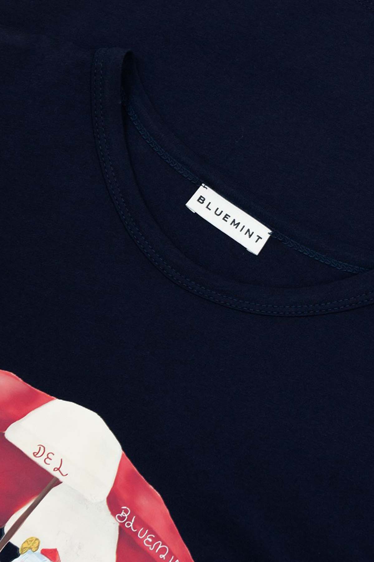 Bluemint Ricci Riva Bear Logolu T-shirt-Libas Trendy Fashion Store