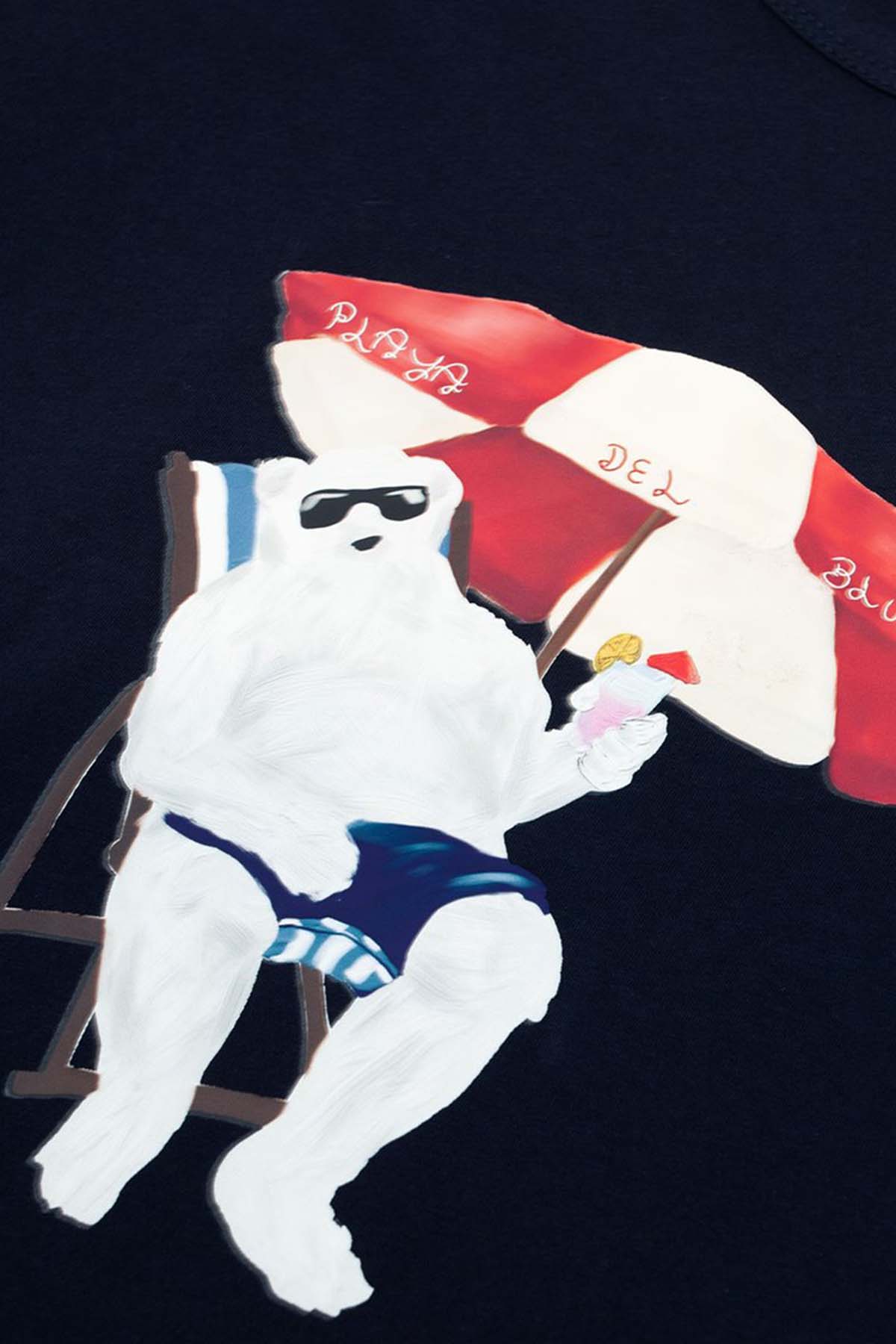 Bluemint Ricci Riva Bear Logolu T-shirt-Libas Trendy Fashion Store