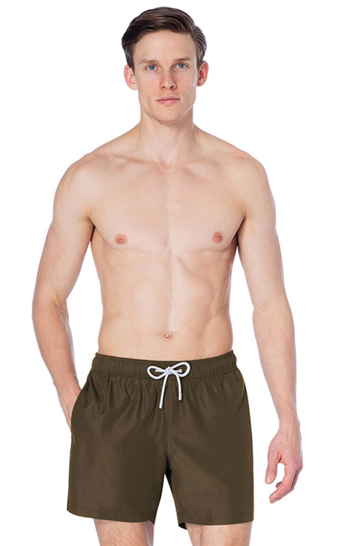 Bluemint Logan Military Green Şort Mayo-Libas Trendy Fashion Store