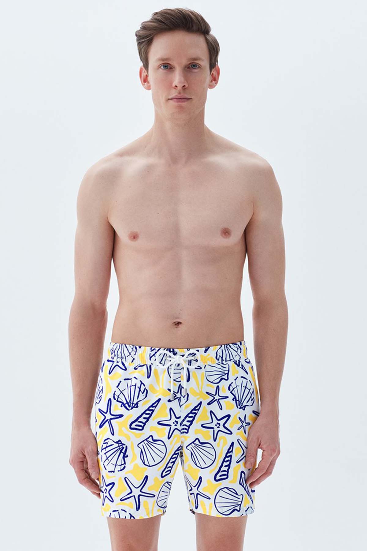 Bluemint Arthus Mono Coral Şort Mayo-Libas Trendy Fashion Store