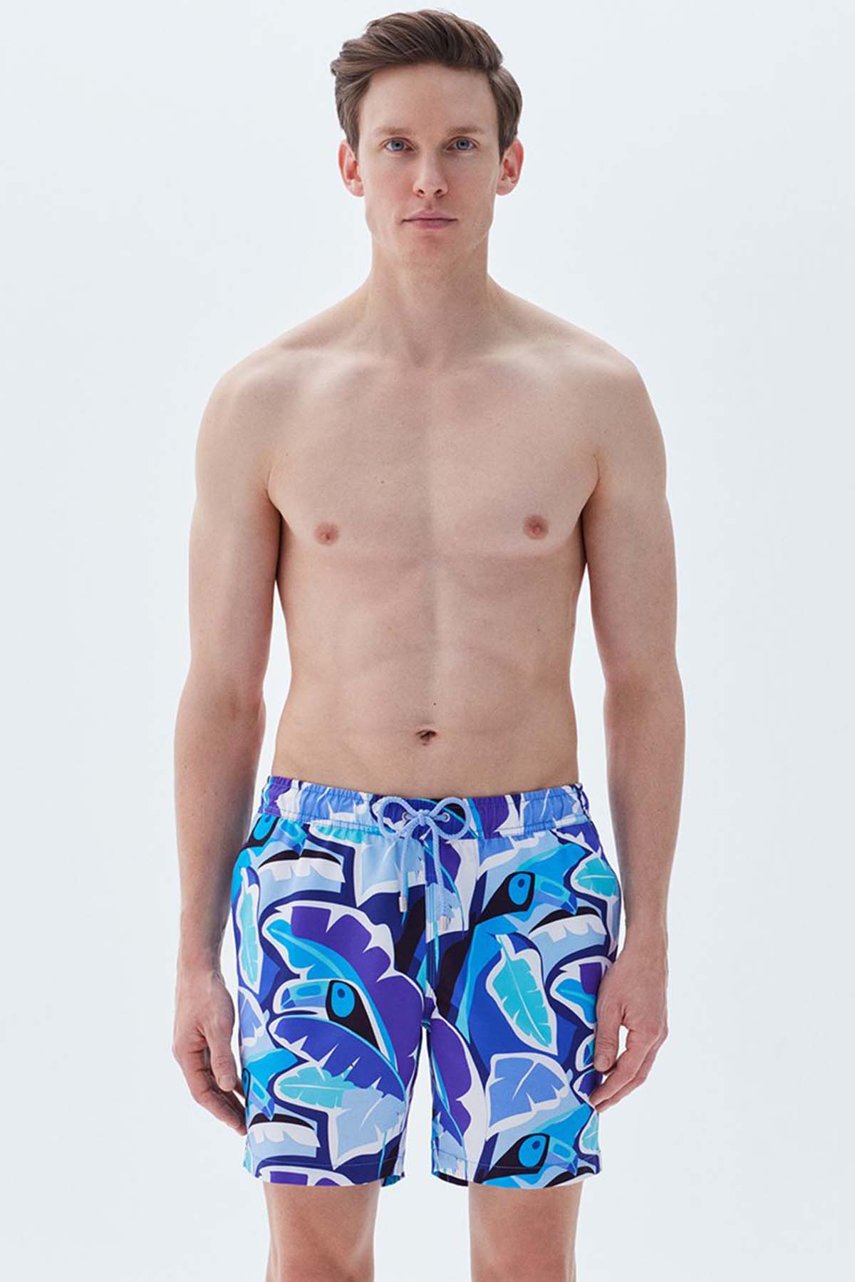 Bluemint Arthus Blue Toucan Şort Mayo-Libas Trendy Fashion Store